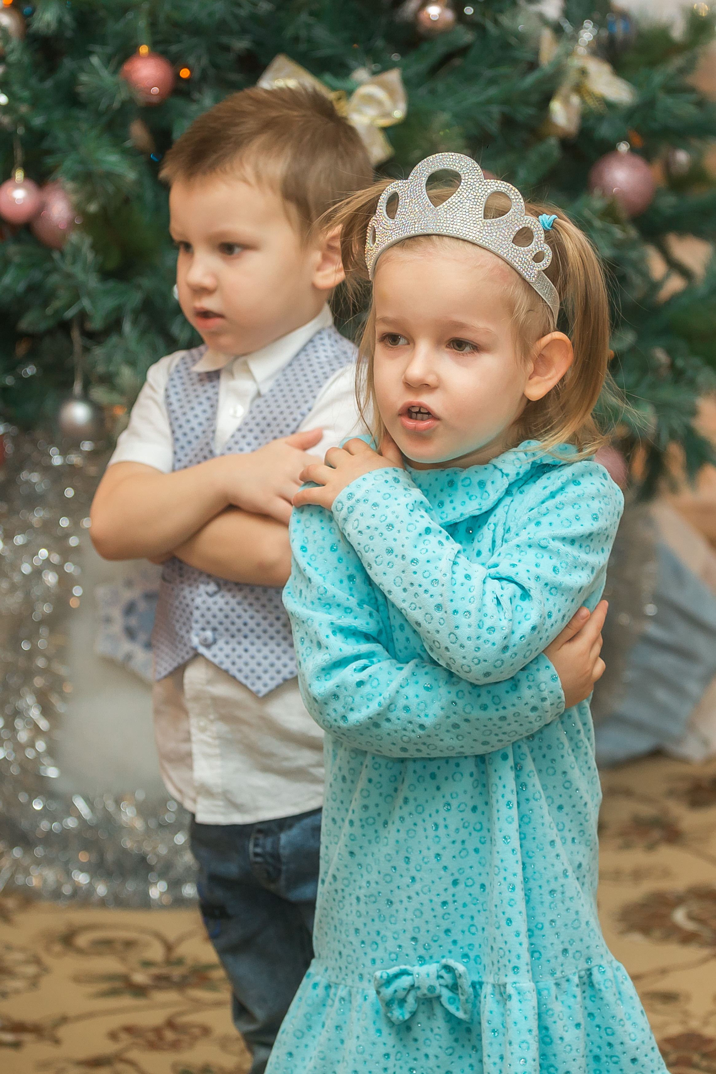 Новогодний утренник в младшей группе. Фотографиня Мария Дикова