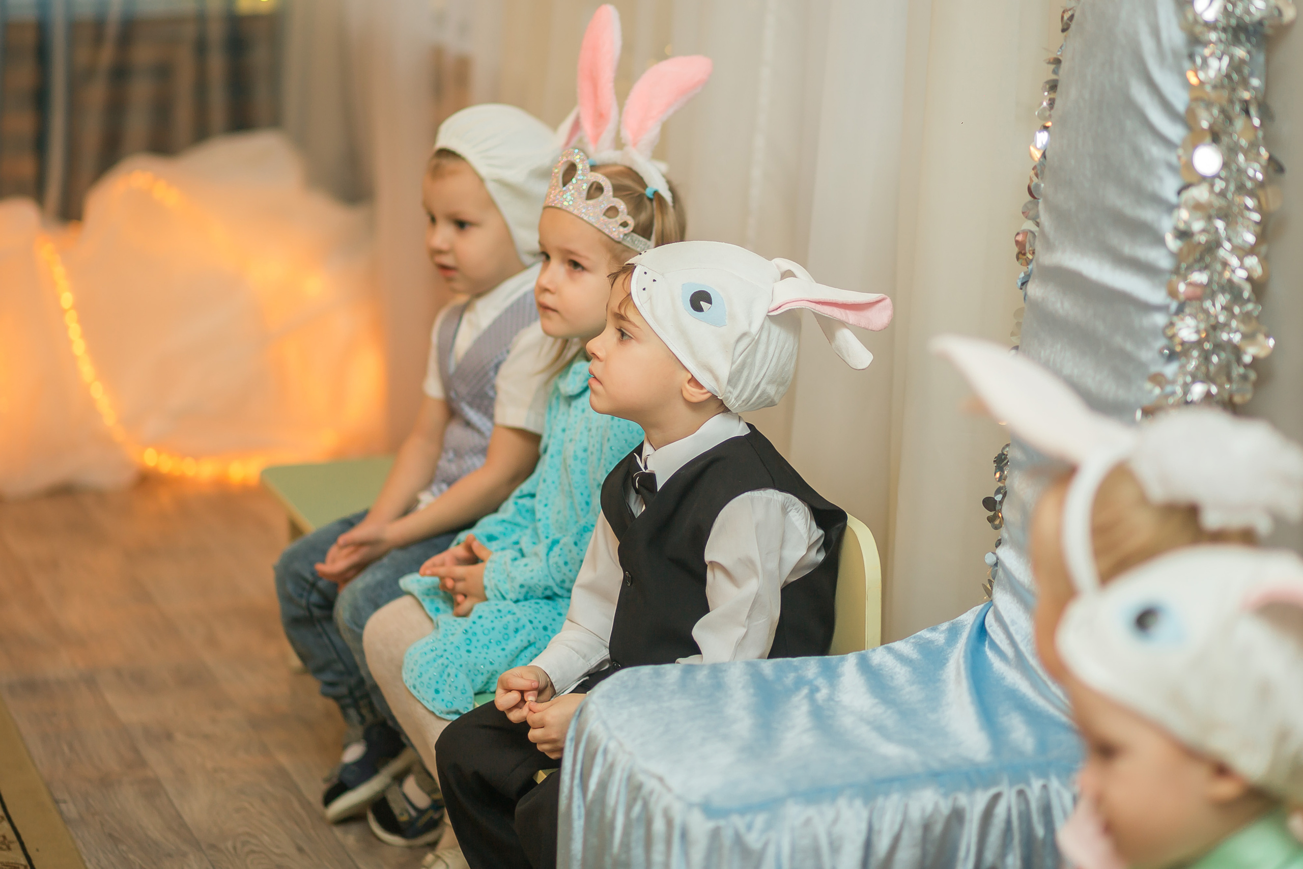 Новогодний утренник в младшей группе. Фотографиня Мария Дикова