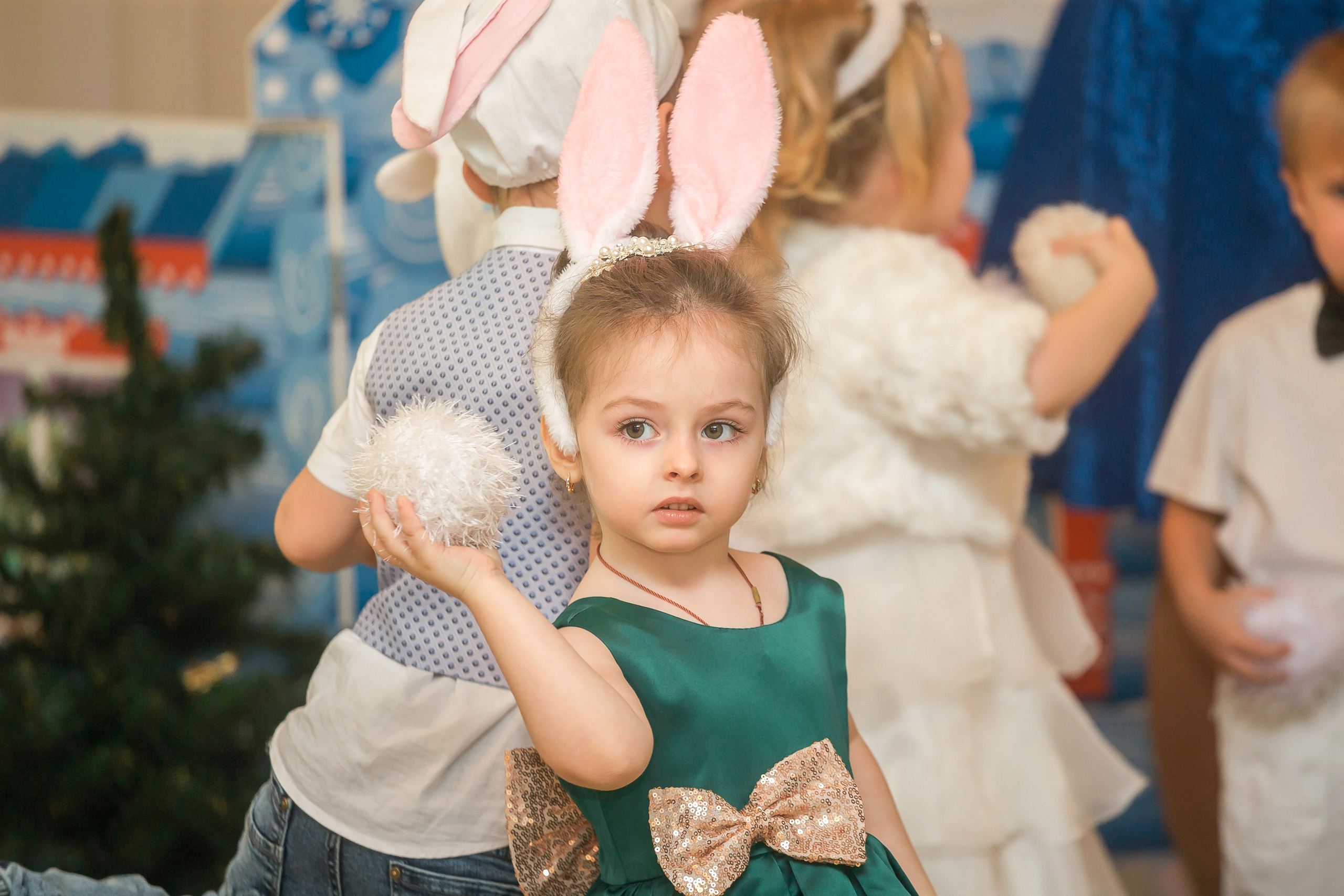 Новогодний утренник в младшей группе. Фотографиня Мария Дикова