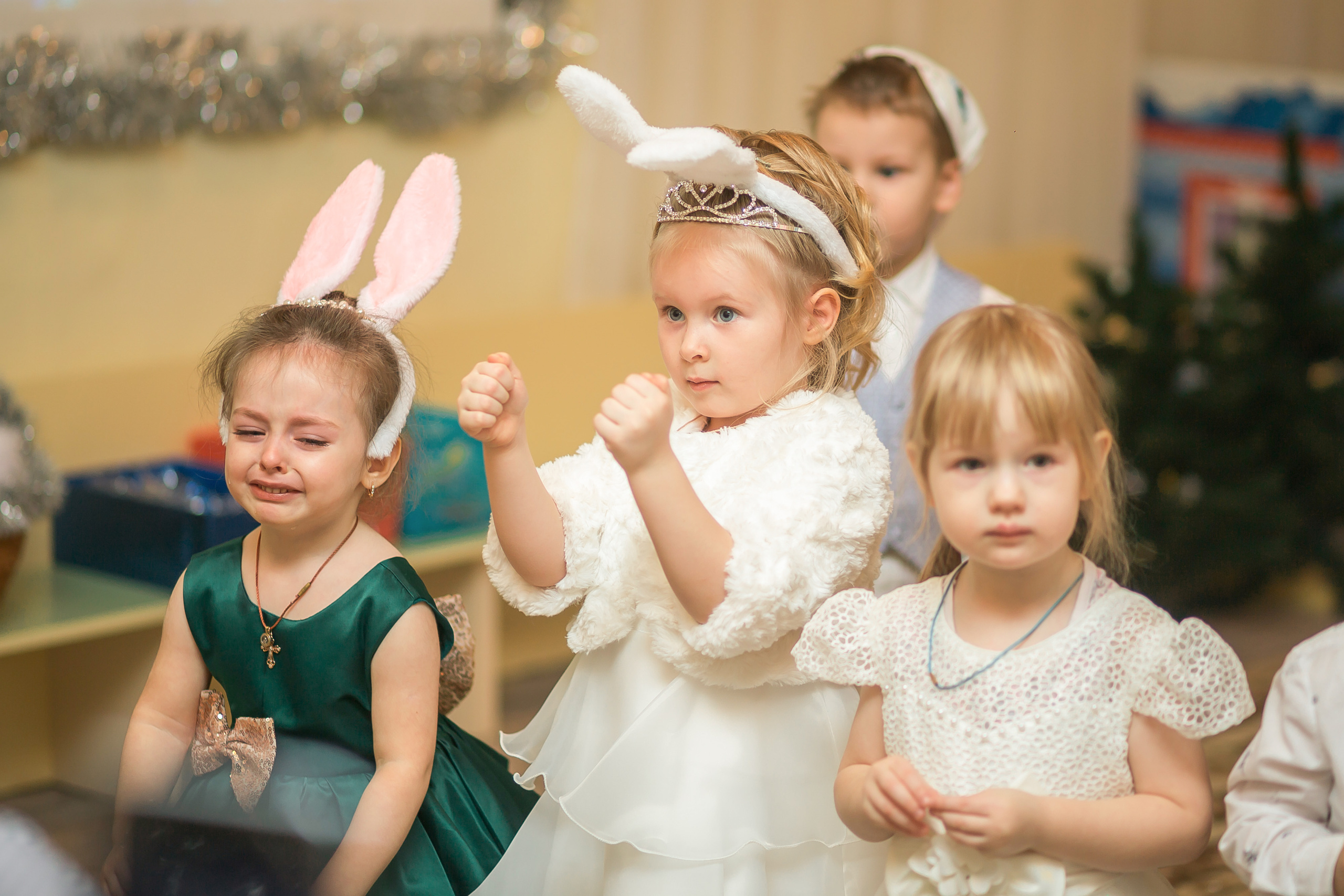 Новогодний утренник в младшей группе. Фотографиня Мария Дикова
