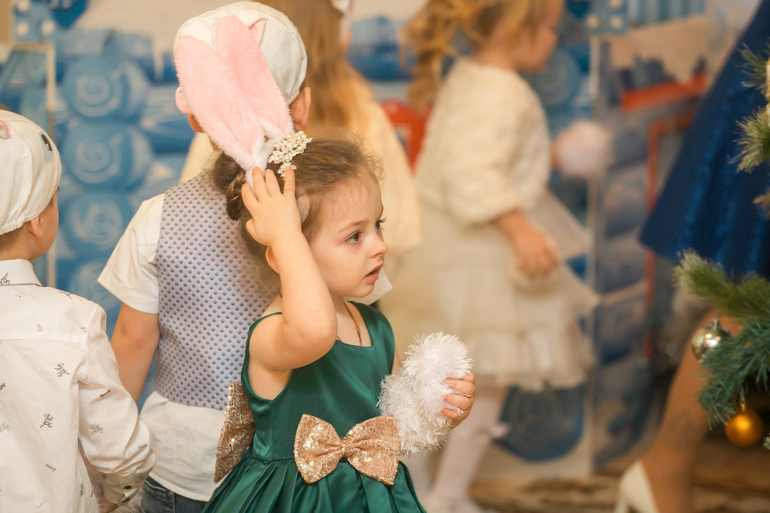 Новогодний утренник в младшей группе. Фотографиня Мария Дикова