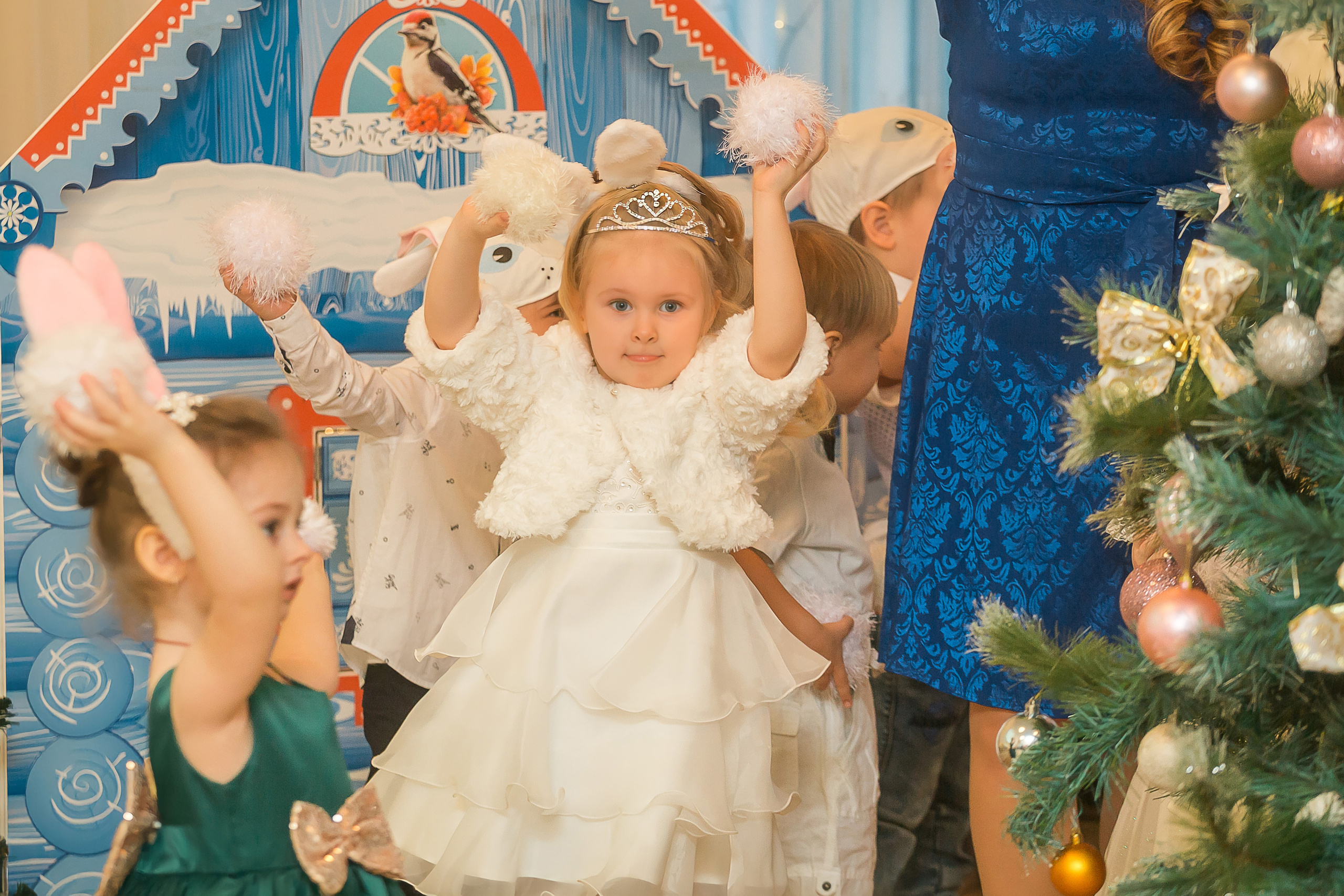 Новогодний утренник в младшей группе. Фотографиня Мария Дикова
