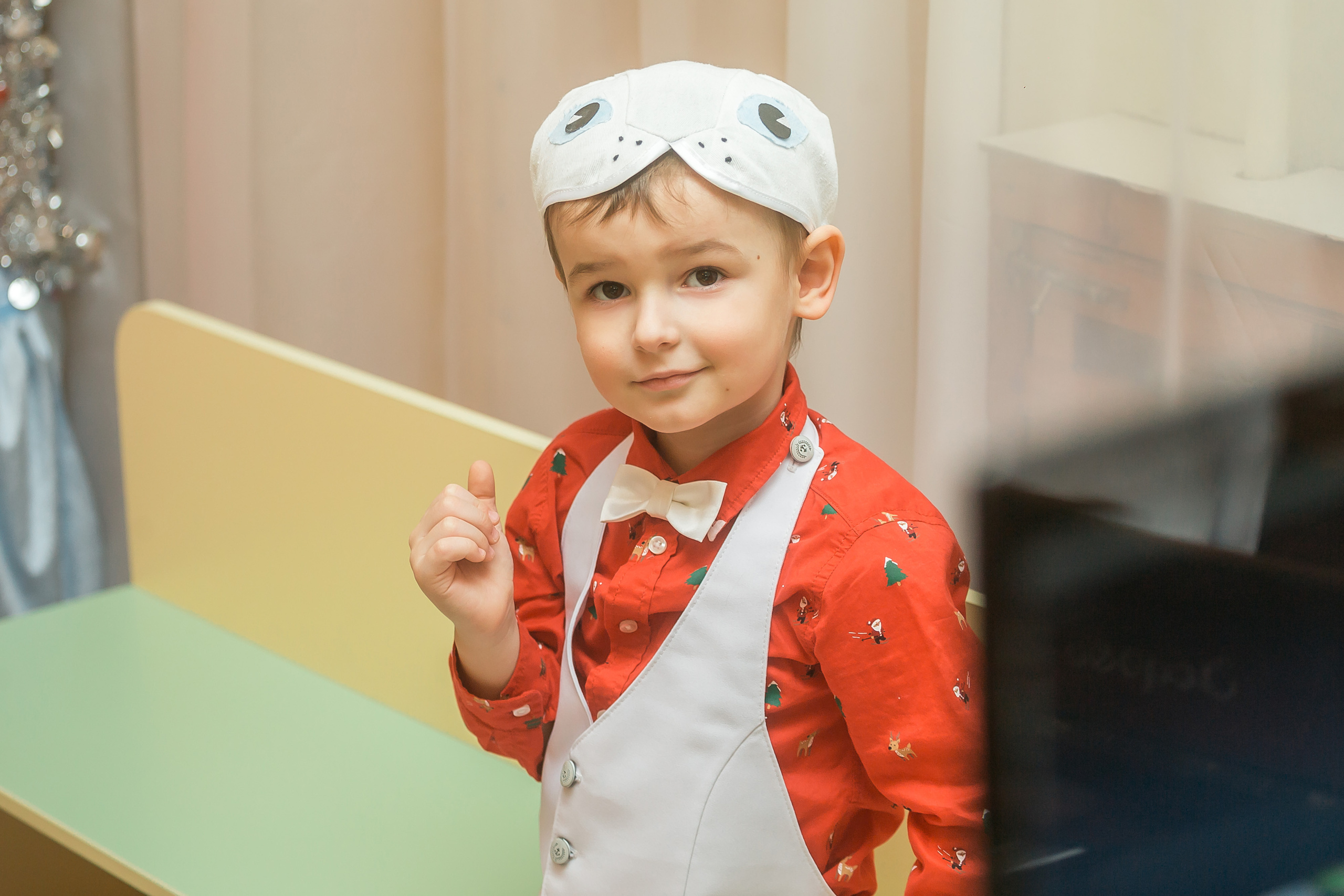 Новогодний утренник в младшей группе. Фотографиня Мария Дикова