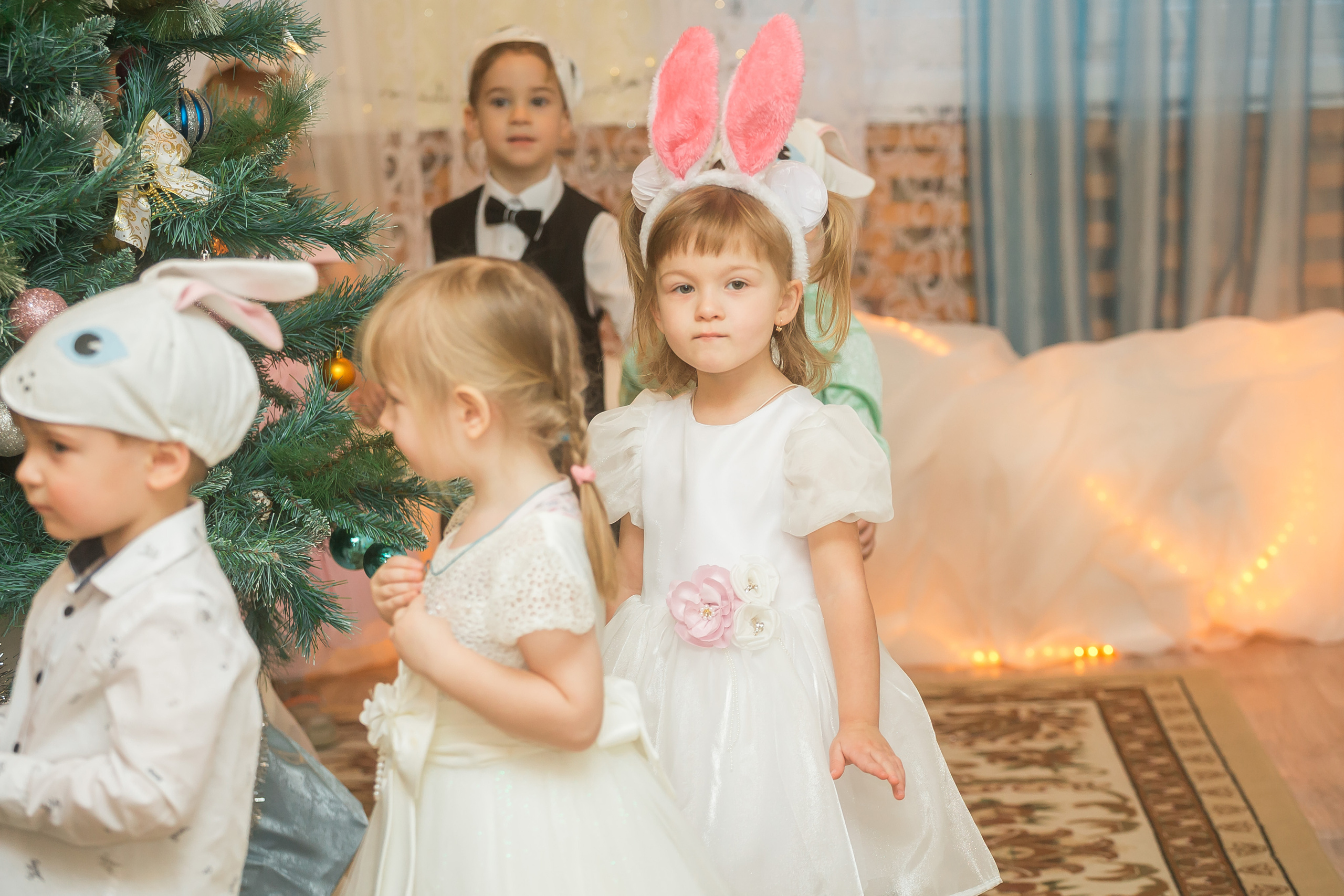 Новогодний утренник в младшей группе. Фотографиня Мария Дикова