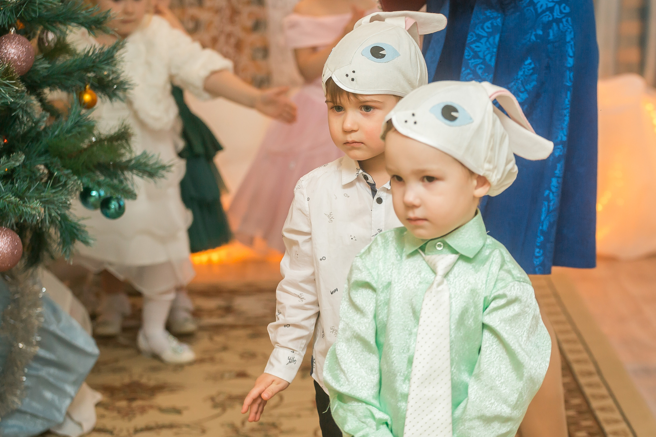 Новогодний утренник в младшей группе. Фотографиня Мария Дикова