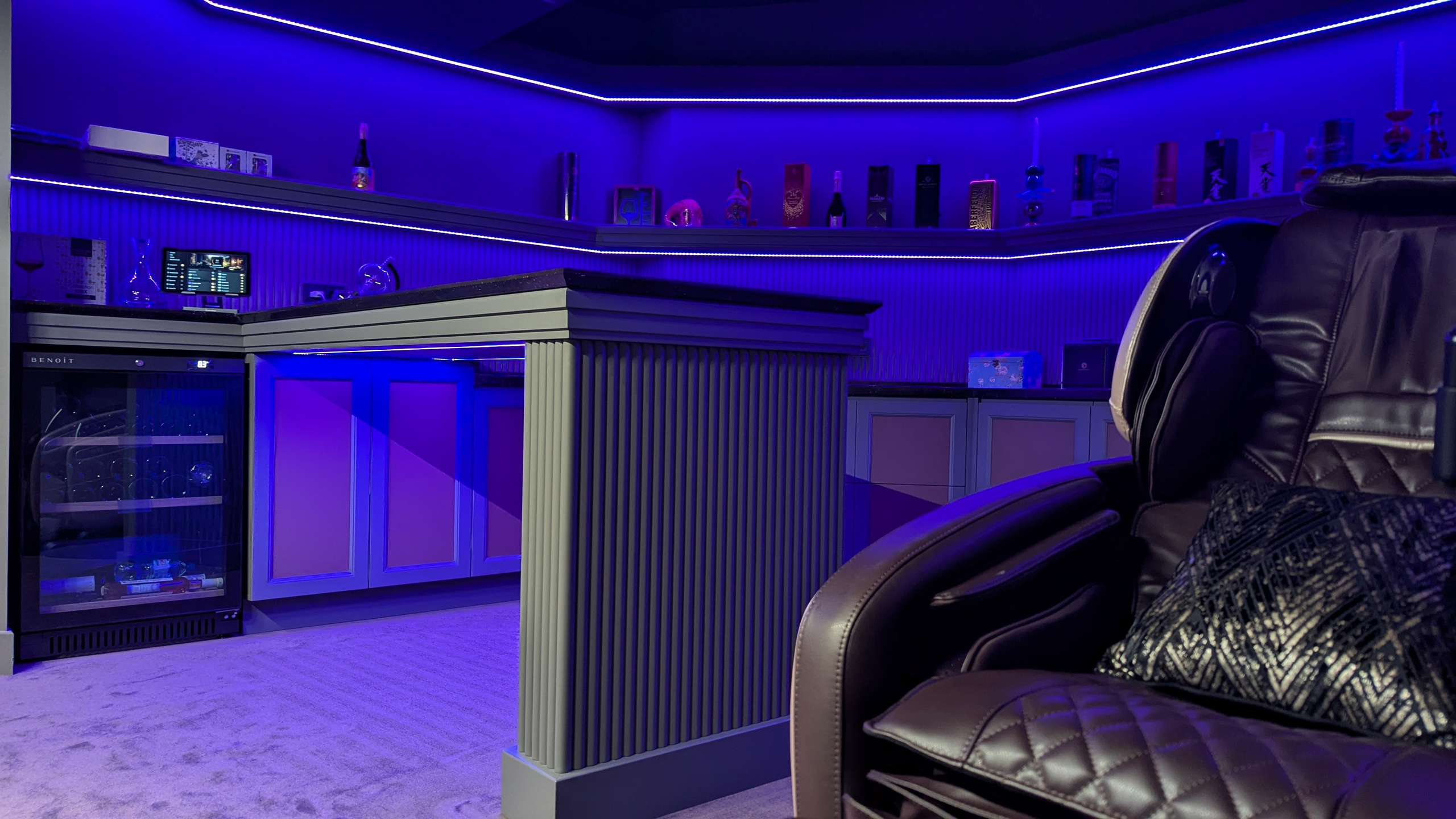 Домашний кинотеатр в частном доме. Deka-Art | Architecture & Interior Design Studio