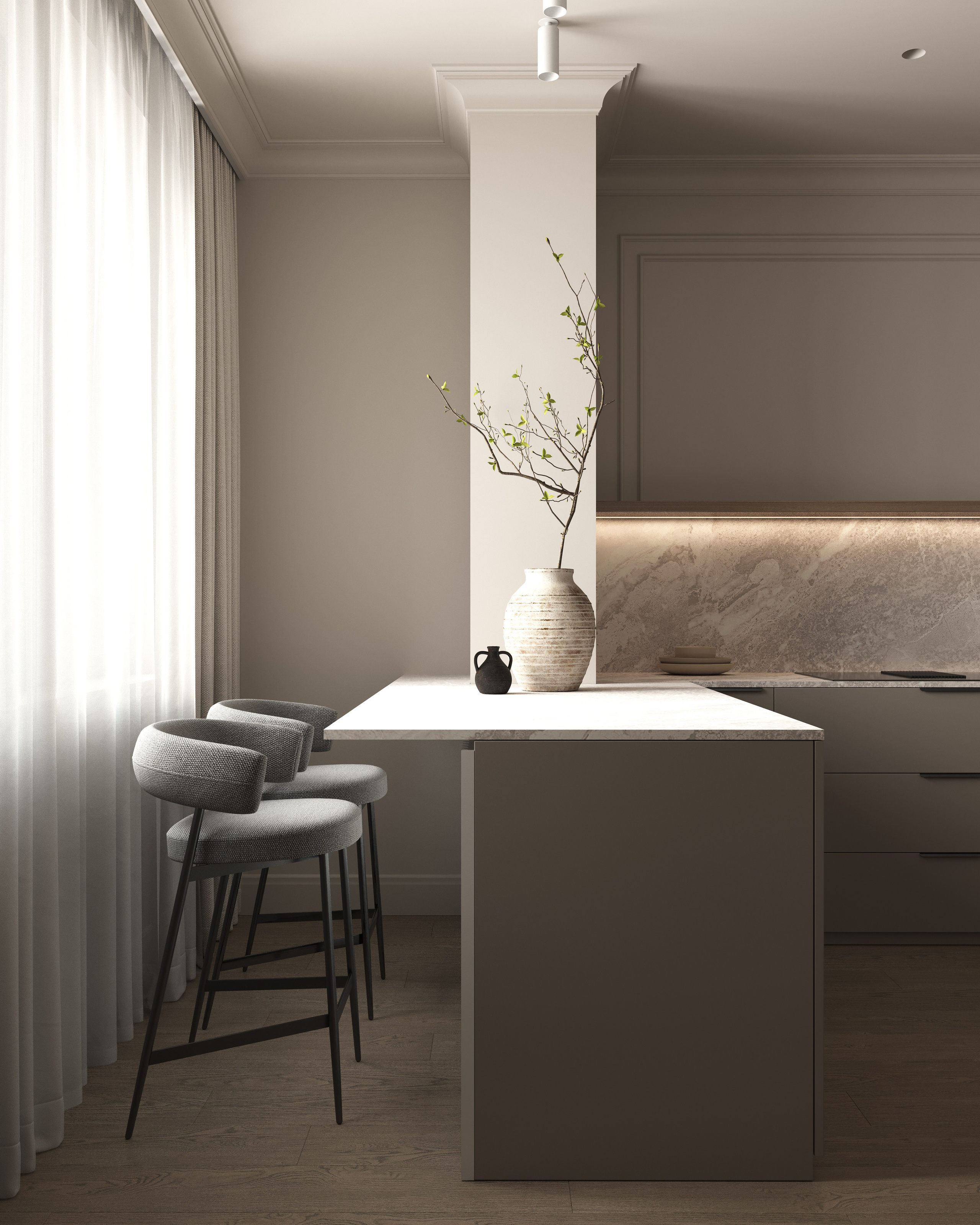 ЖК Искра-Парк — 125 м². КОМНАТА АИСТА дизайн-бюро | AIST ROOM design bureau
