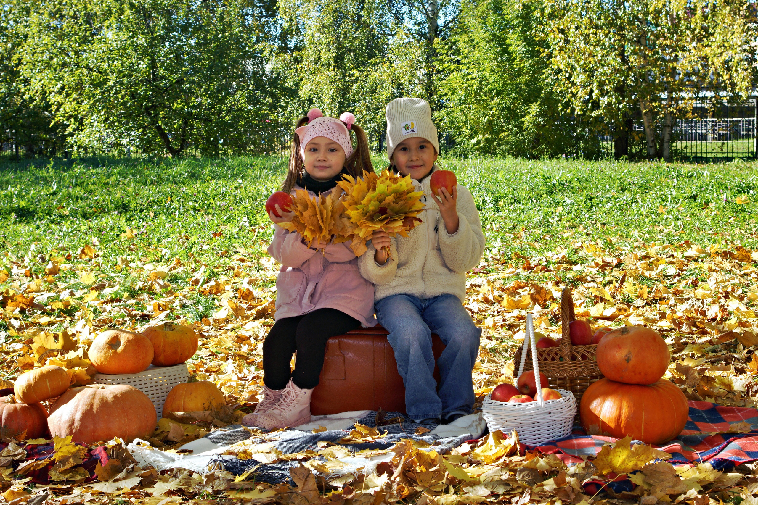Осенняя фотосессия в детском саду г. Йошкар-Ола