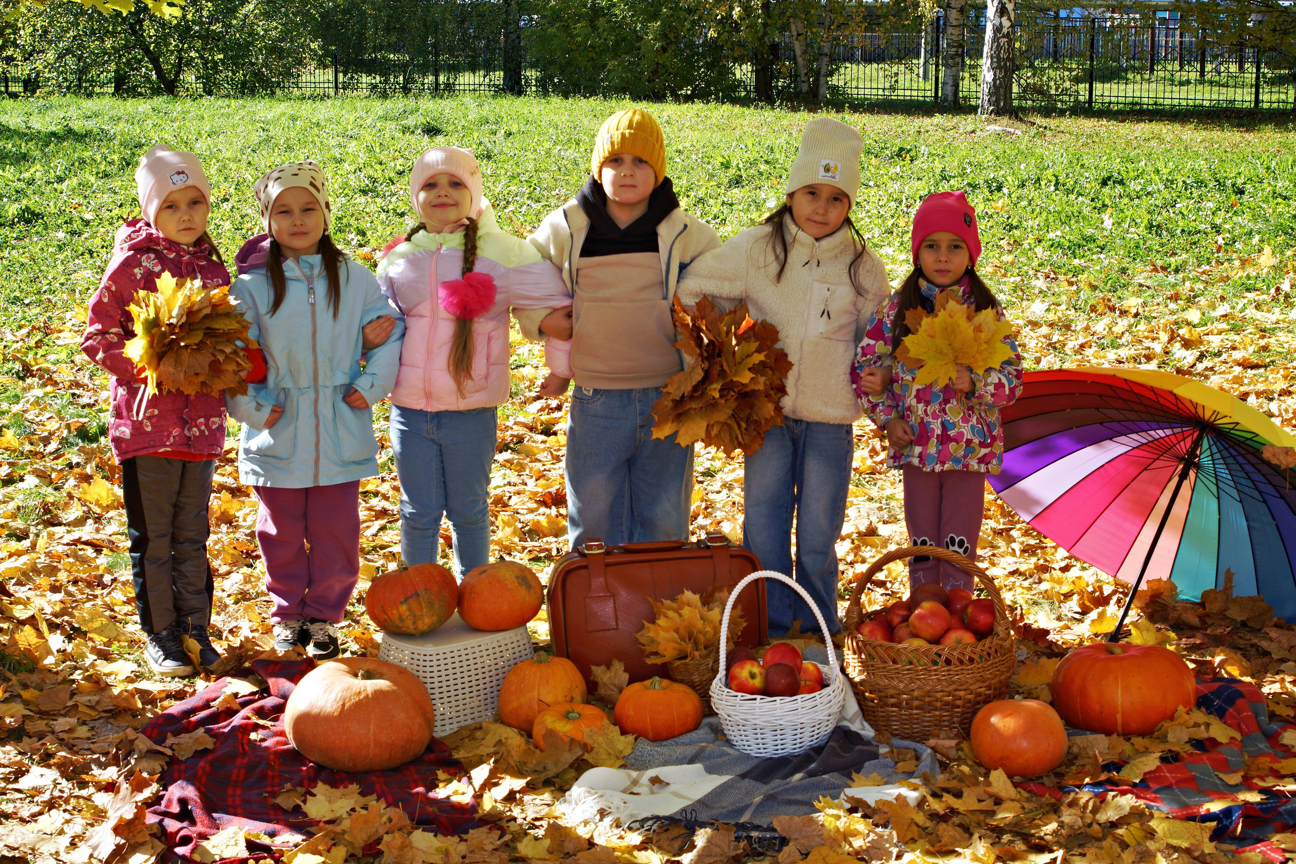Осенняя фотосессия в детском саду г. Йошкар-Ола