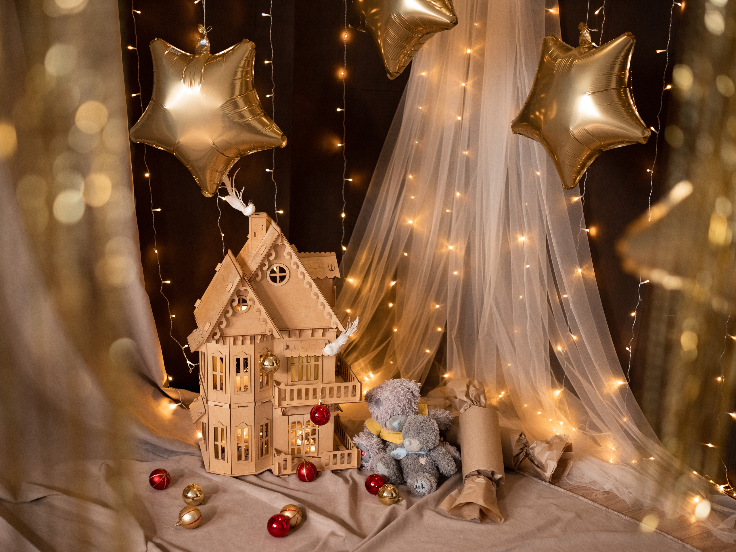 Моя мини-студия «Минимализм» в Новогоднем оформлении 2022. Фотограф Пермь. Свадьбы. Семья и дети, школа, д. сад. Фотокниги