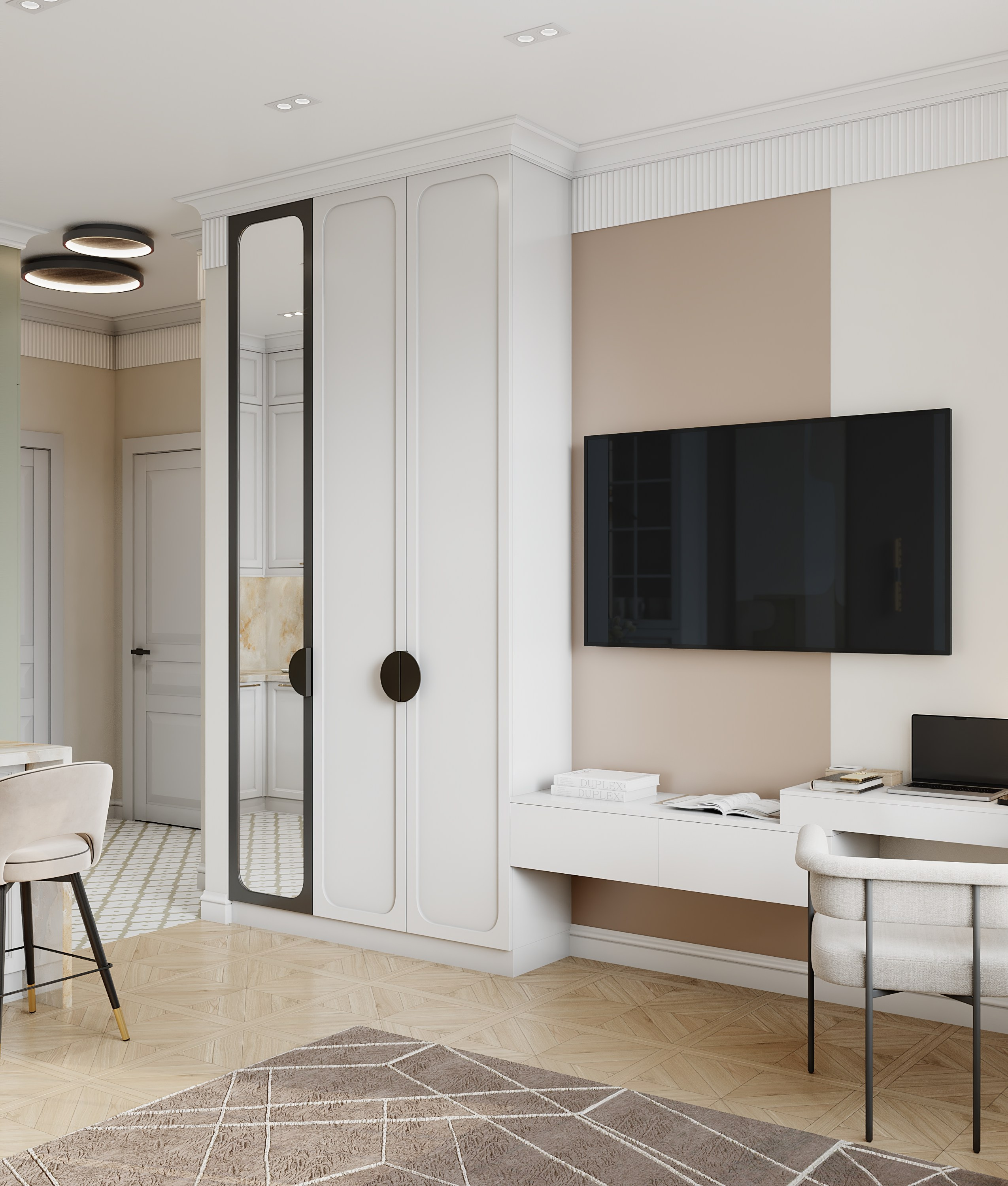 Москва, Фестивальная. Modern Muf студия дизайна интерьера