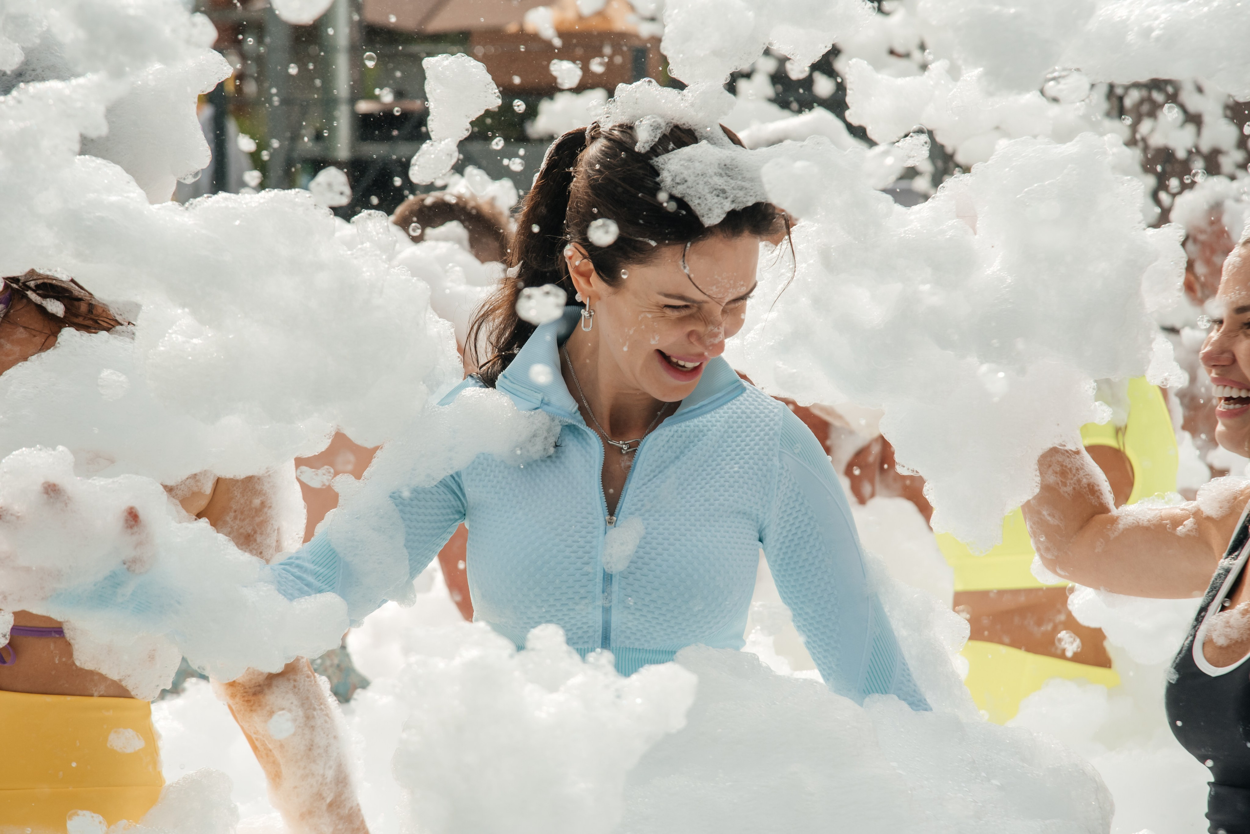 Пенная вечеринка. Свадебный и семейный фотограф в Москве Елена Брюханова