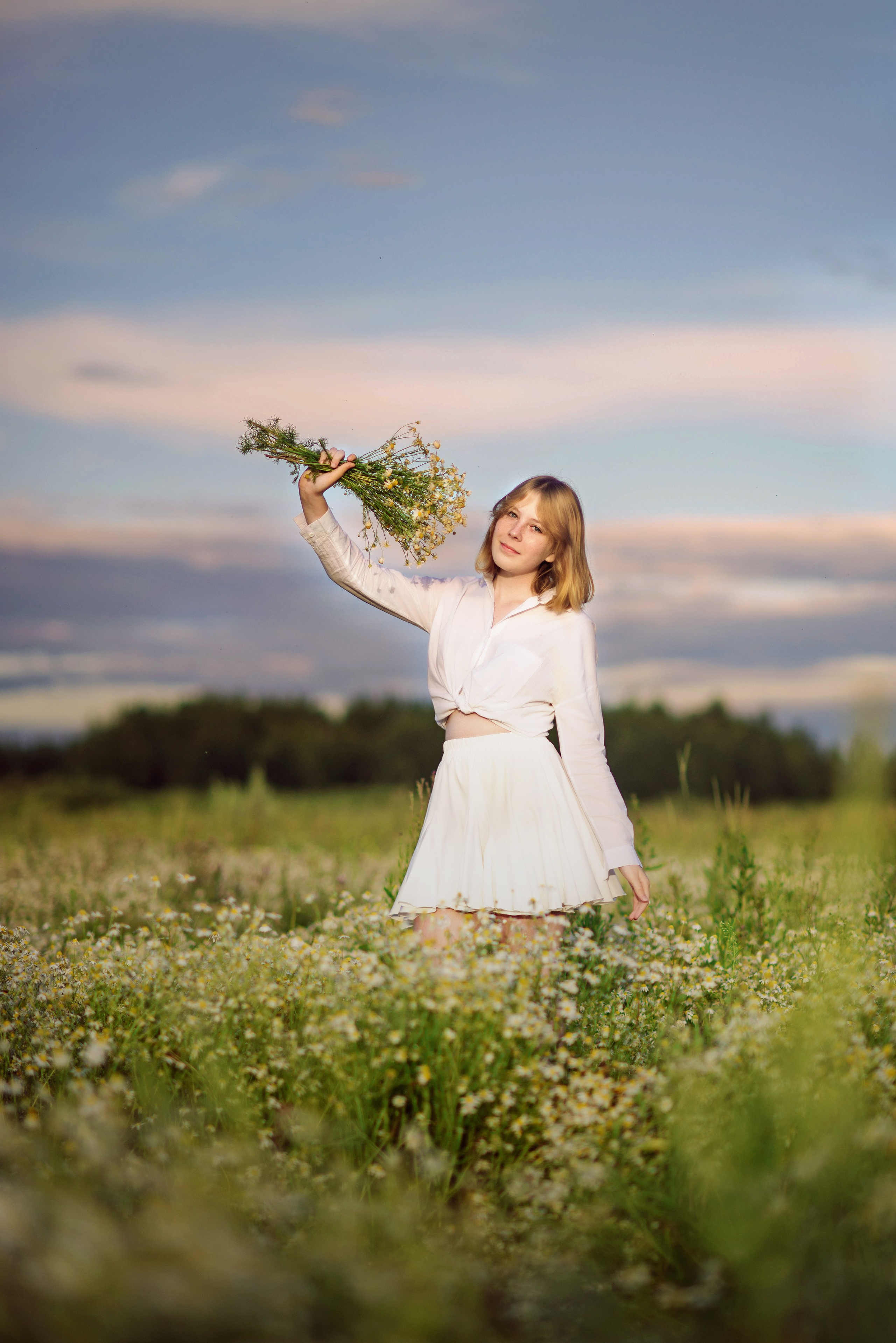 Злата.Ромашки. Школьный, фэшн фотограф в Тюмени и в России Ирина Королева