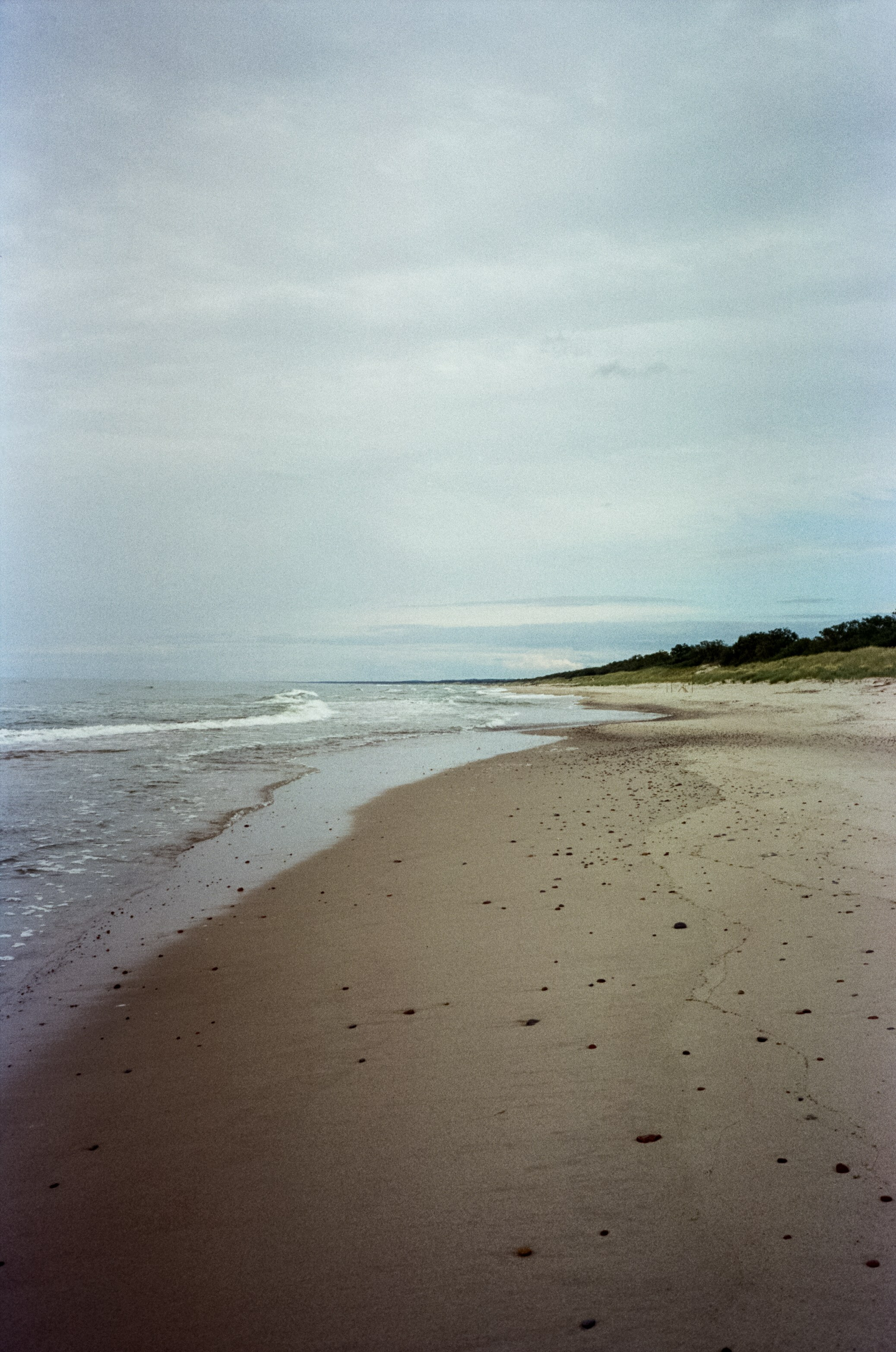Море и дюны. Куршская коса рядом с высотой Эфа. Фотограф-документалист Мария Осокина
