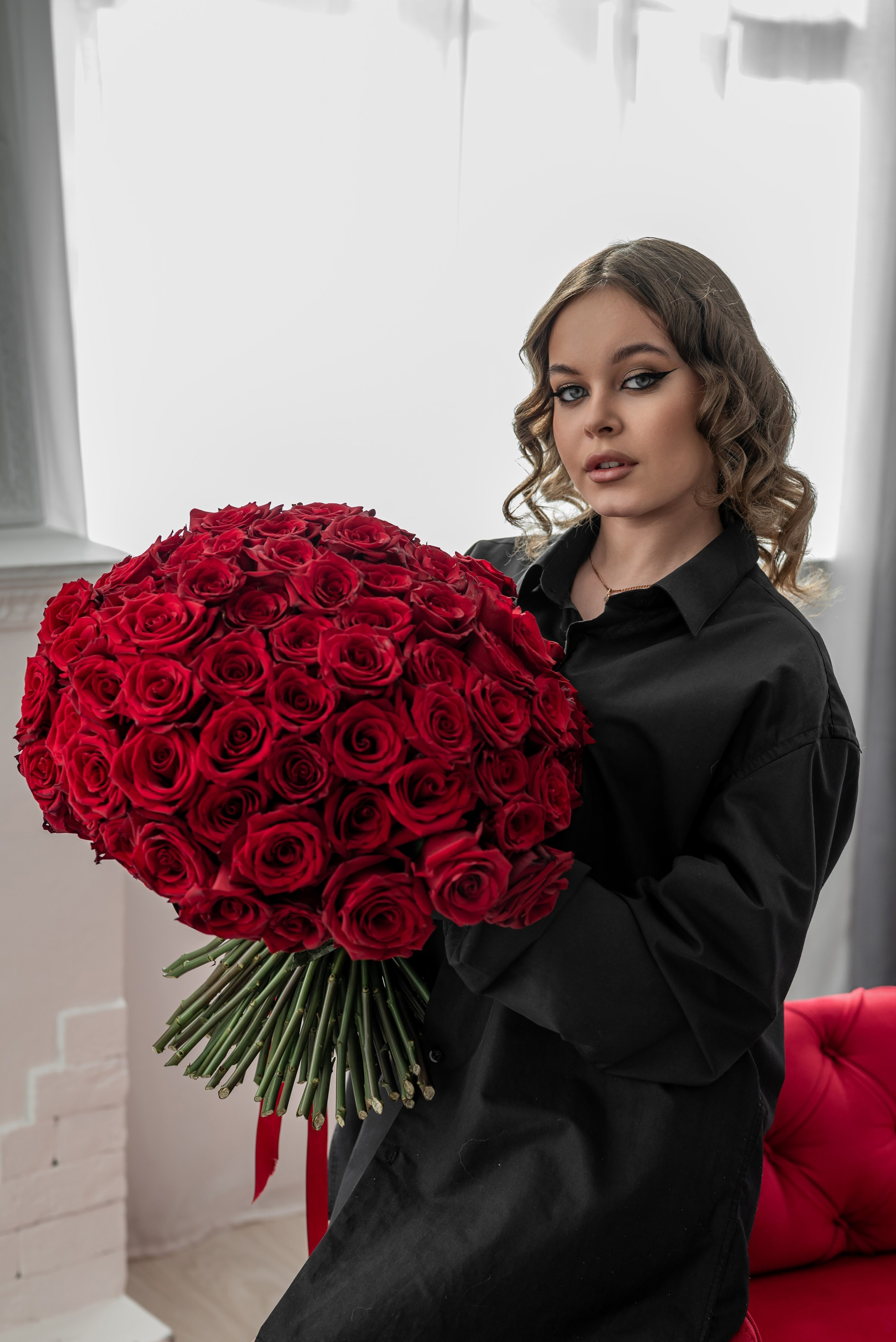 Фотопроект *101 красная роза* 2025 г. Фотограф в городе Салават