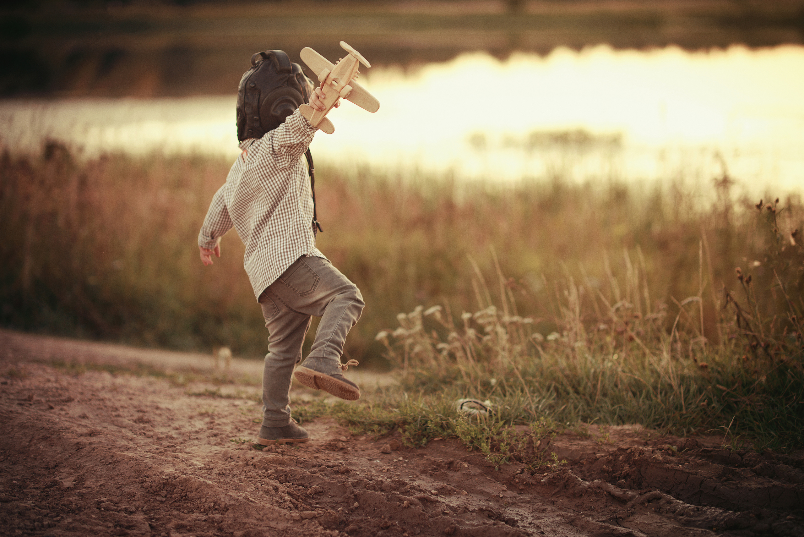 Маленький летчик. Фотограф Альбина Вакунова