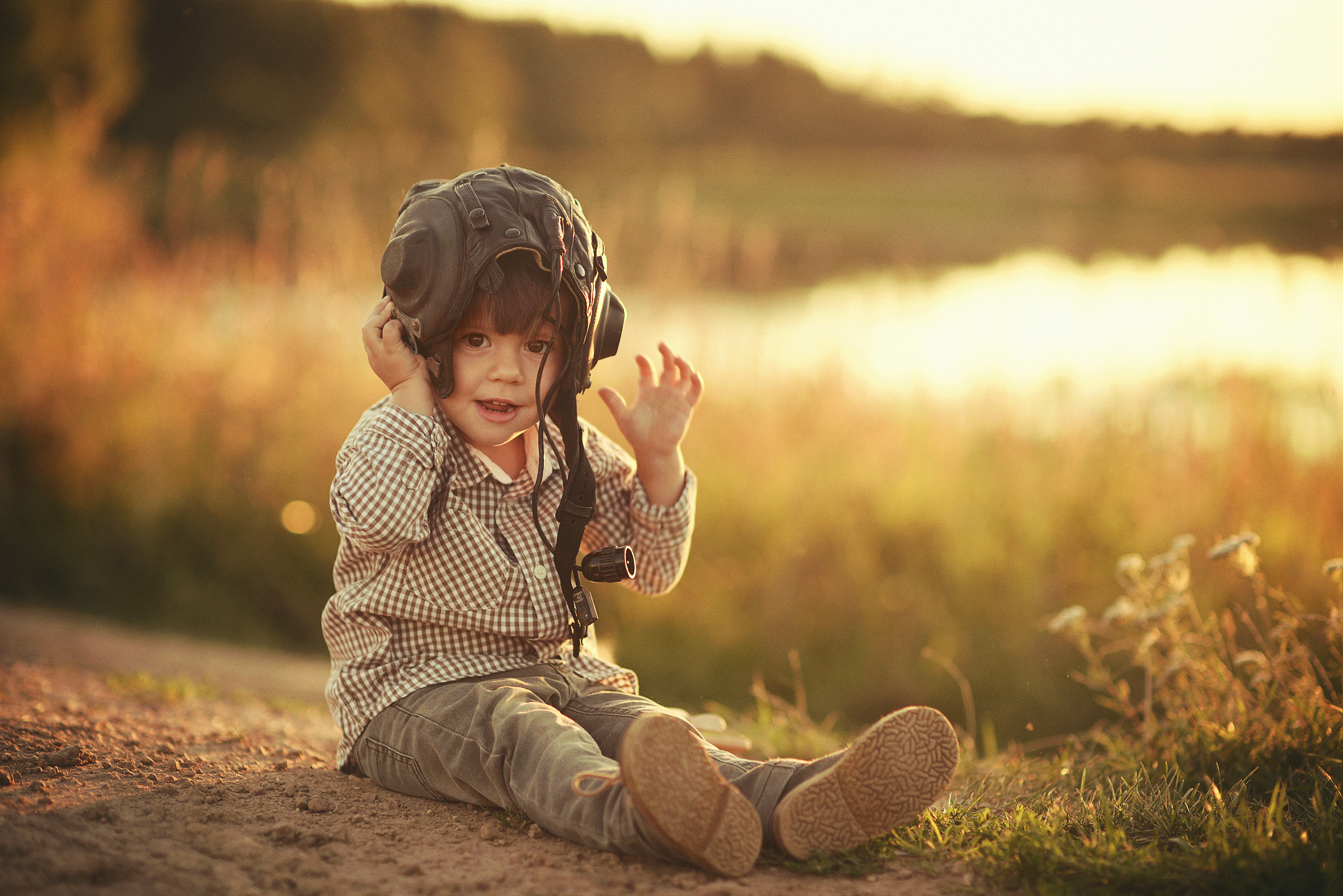 Маленький летчик. Фотограф Альбина Вакунова