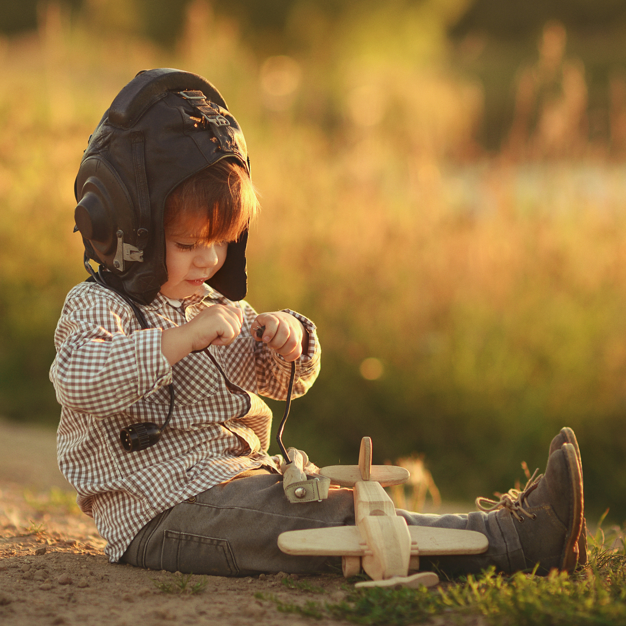 Маленький летчик. Фотограф Альбина Вакунова