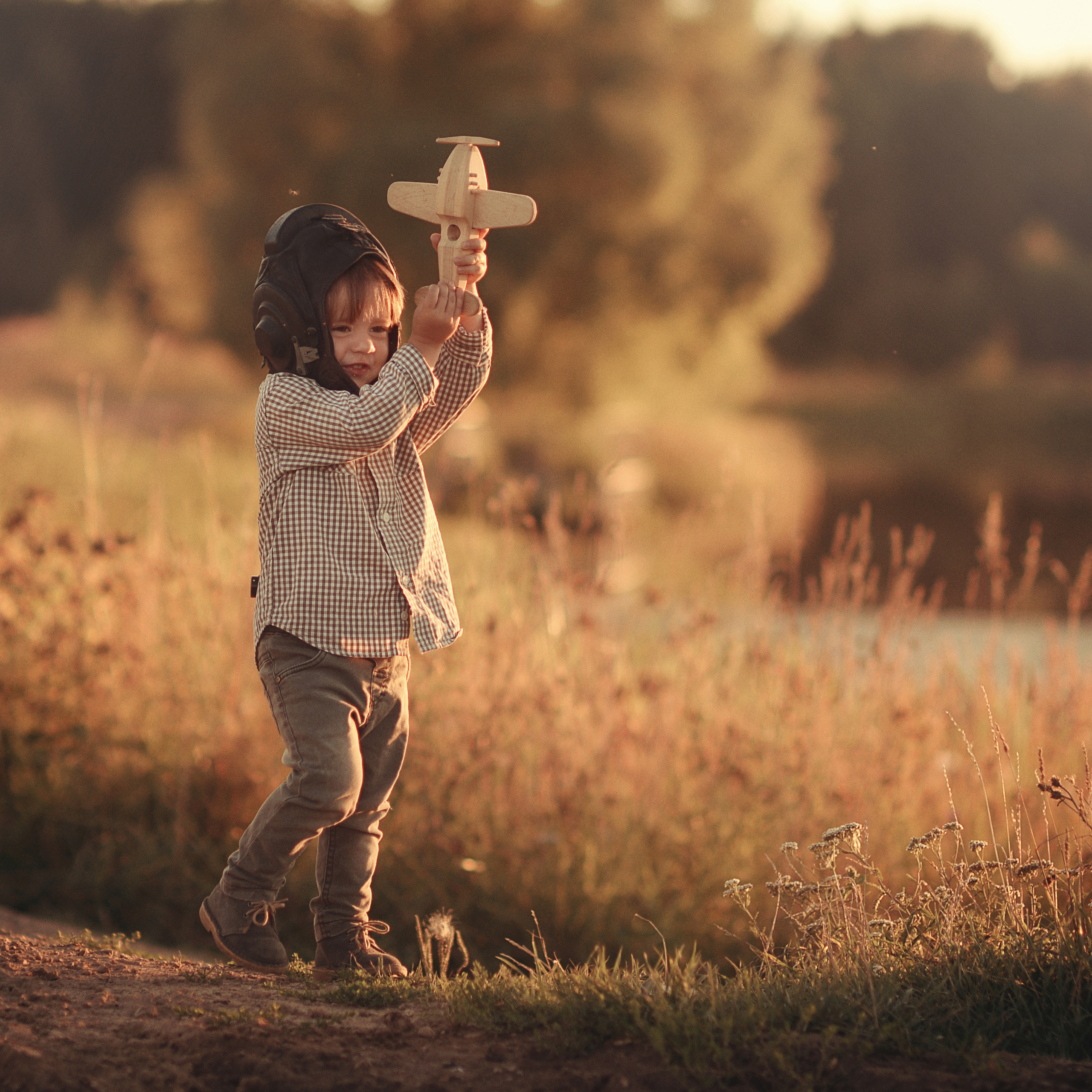 Маленький летчик. Фотограф Альбина Вакунова