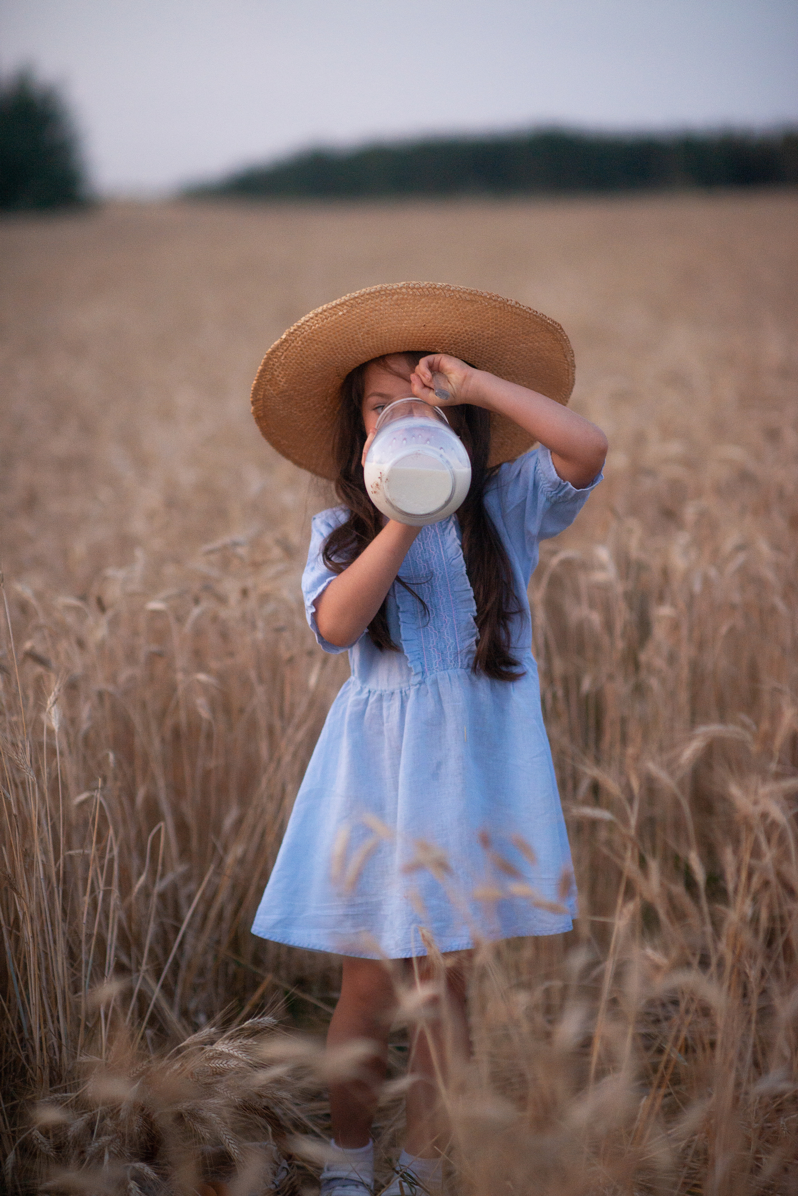 В поле ржи. Фотограф Альбина Вакунова