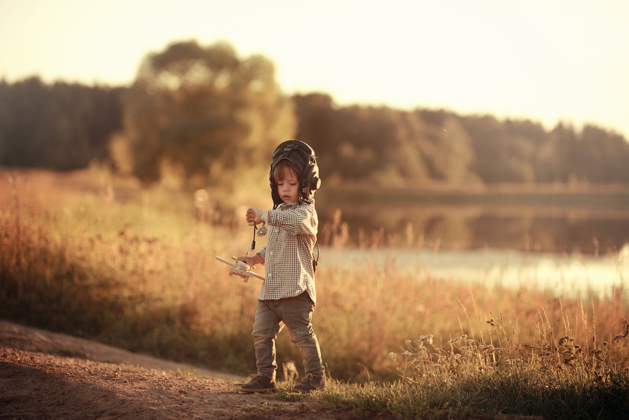 Маленький летчик. Фотограф Альбина Вакунова
