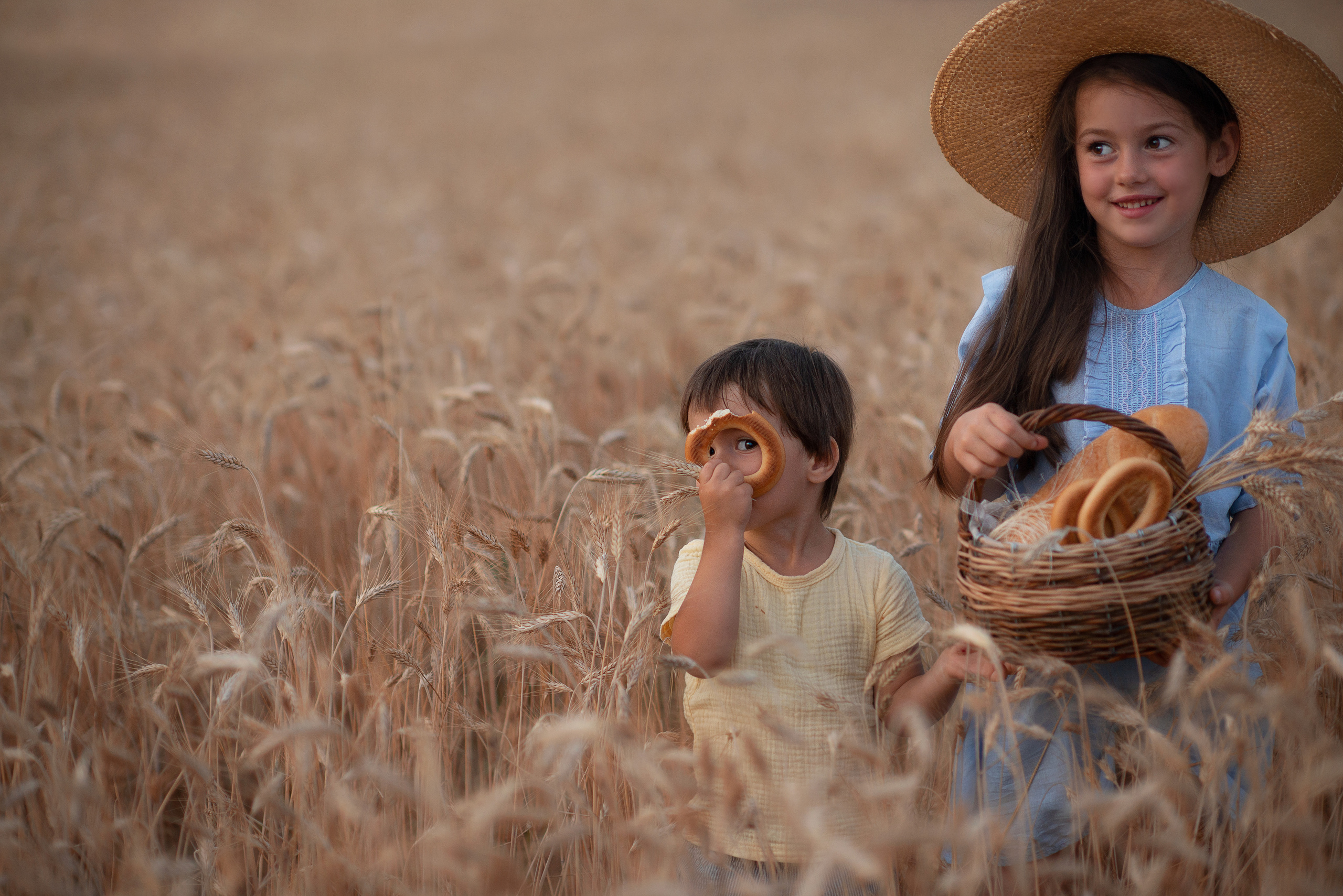 В поле ржи. Фотограф Альбина Вакунова