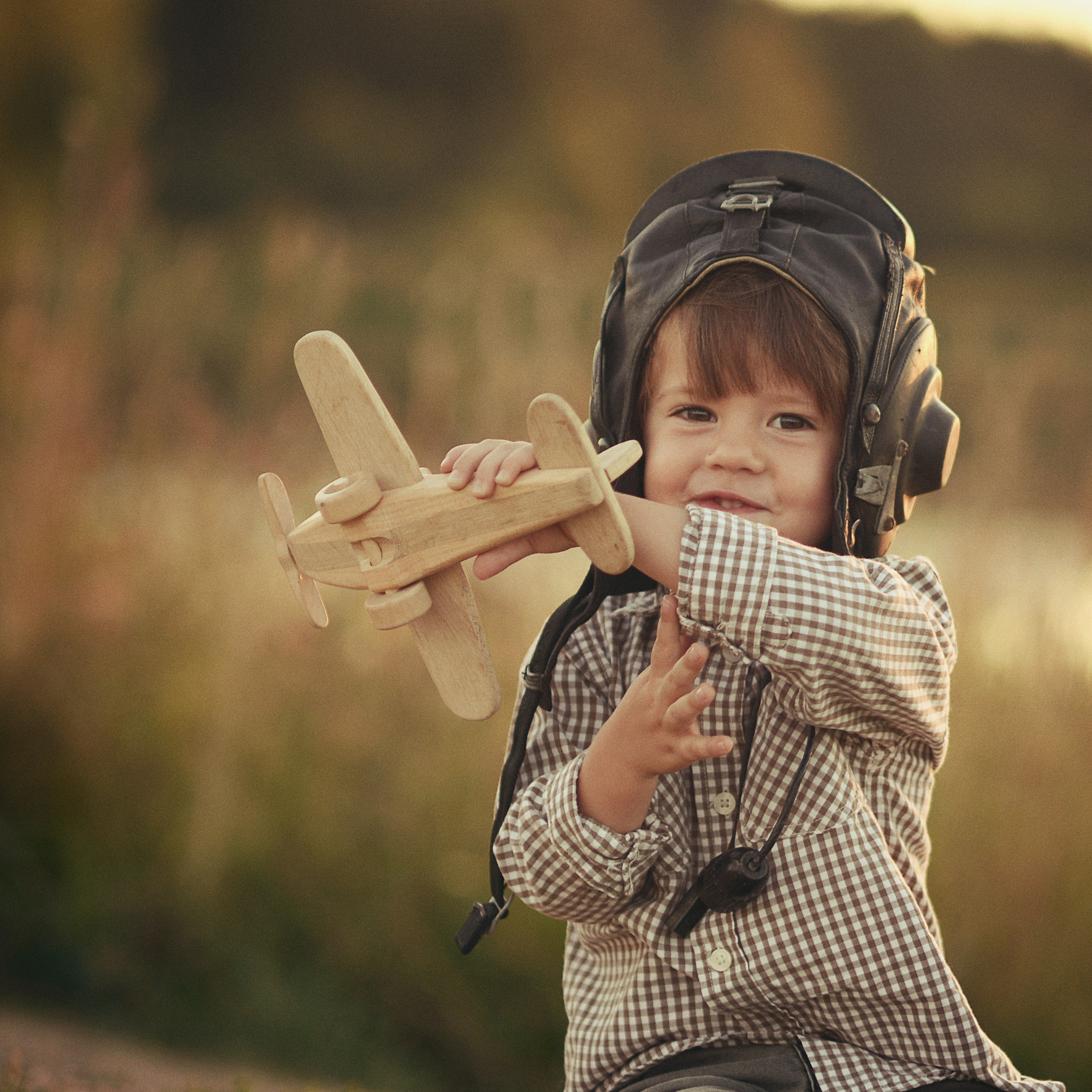 Маленький летчик. Фотограф Альбина Вакунова