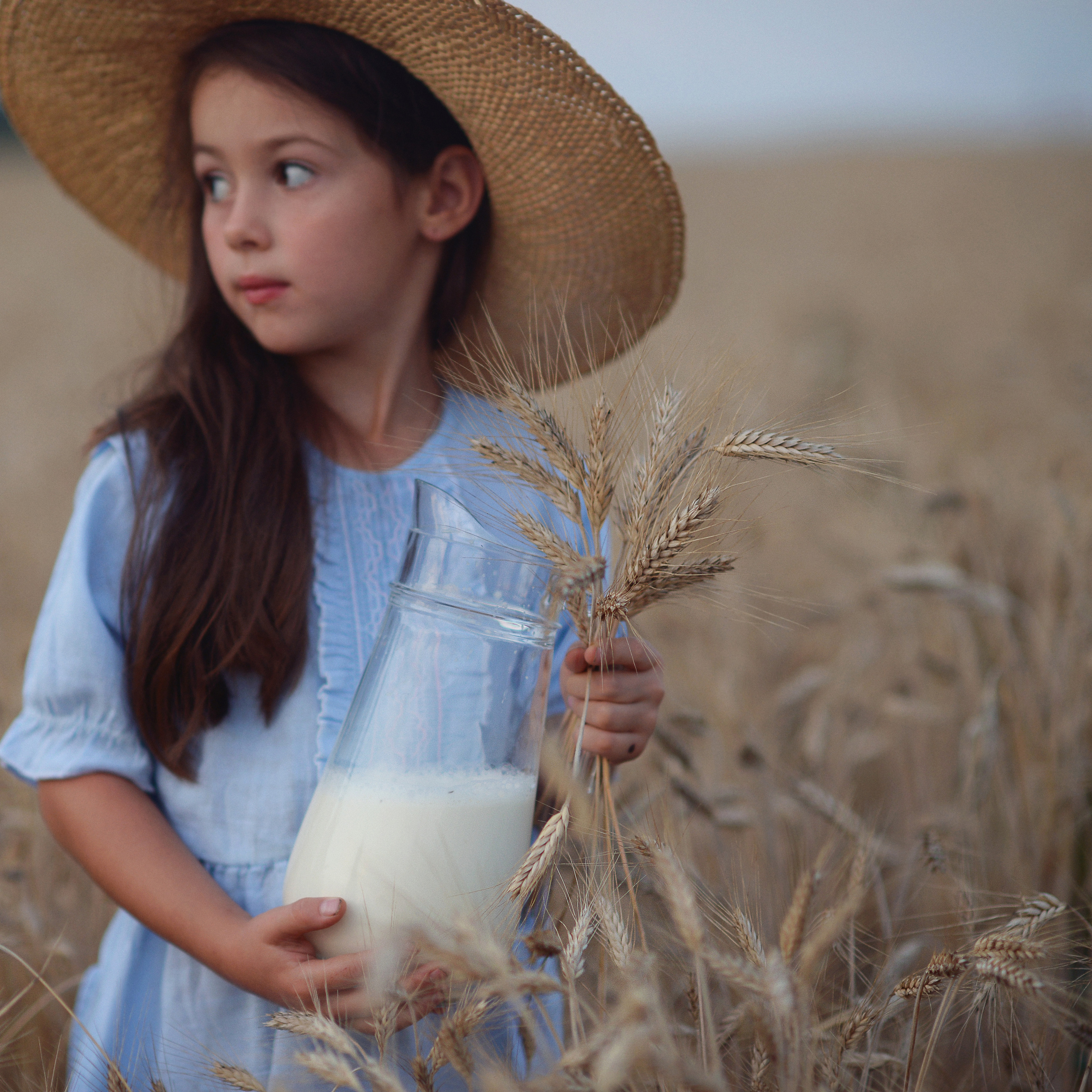 В поле ржи. Фотограф Альбина Вакунова