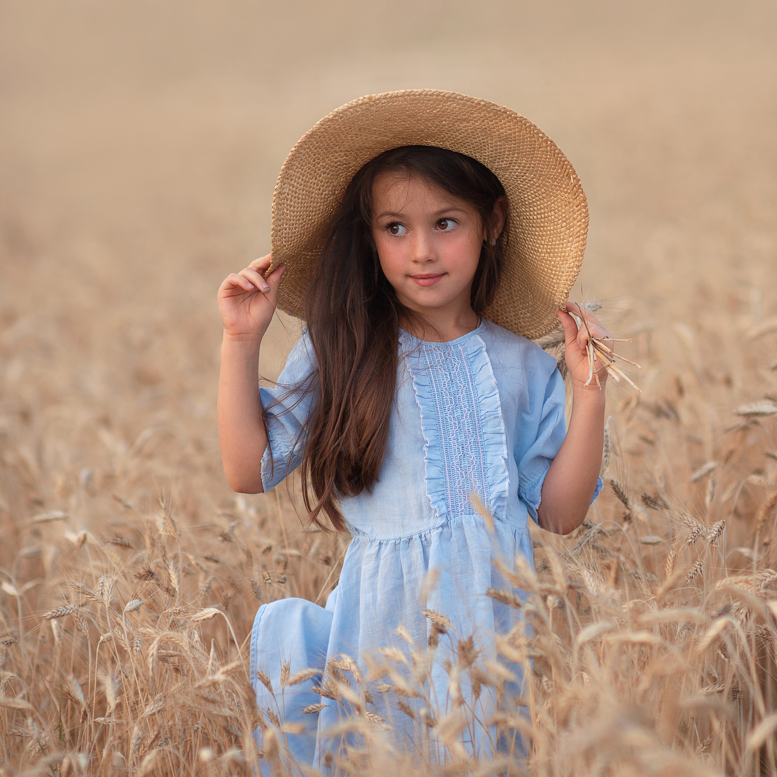 В поле ржи. Фотограф Альбина Вакунова