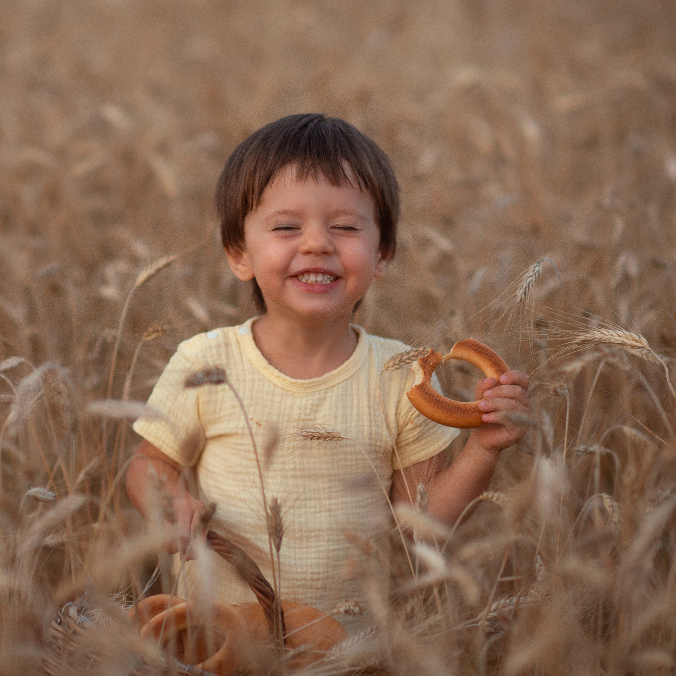 В поле ржи. Фотограф Альбина Вакунова
