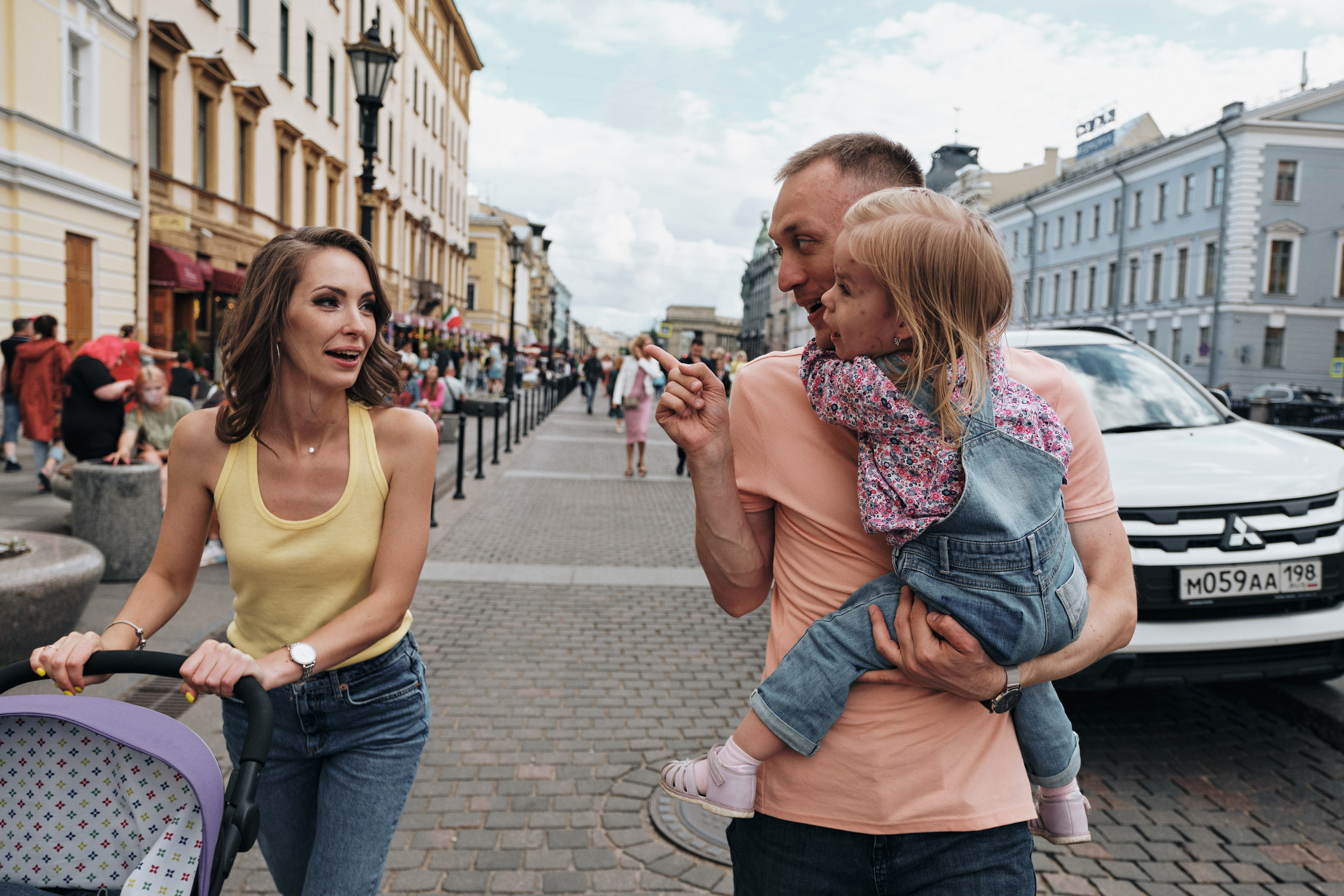 Семейная фотосессия в центре Питера