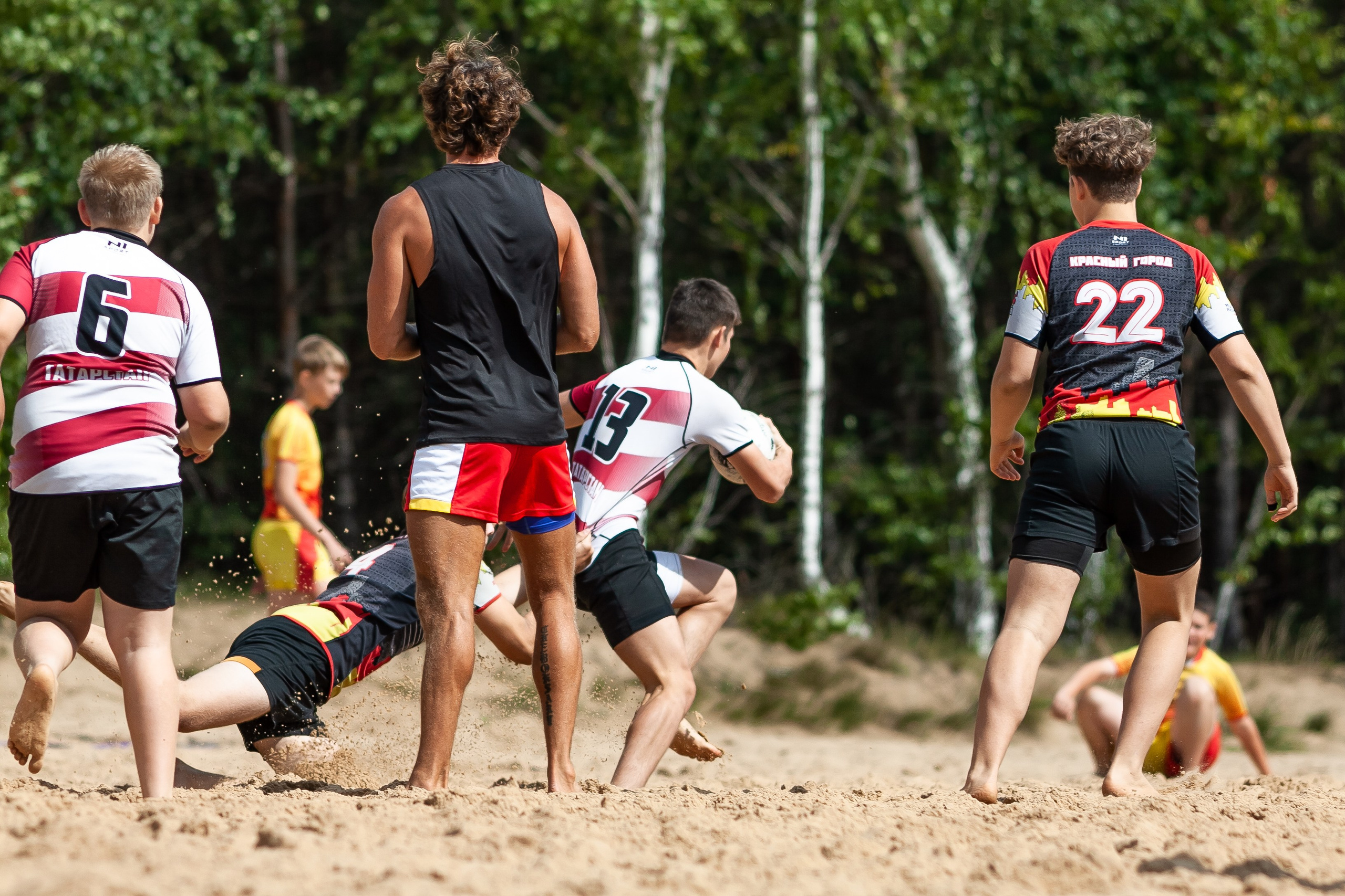 «Кубок «Молота» по пляжному Регби. Фотография