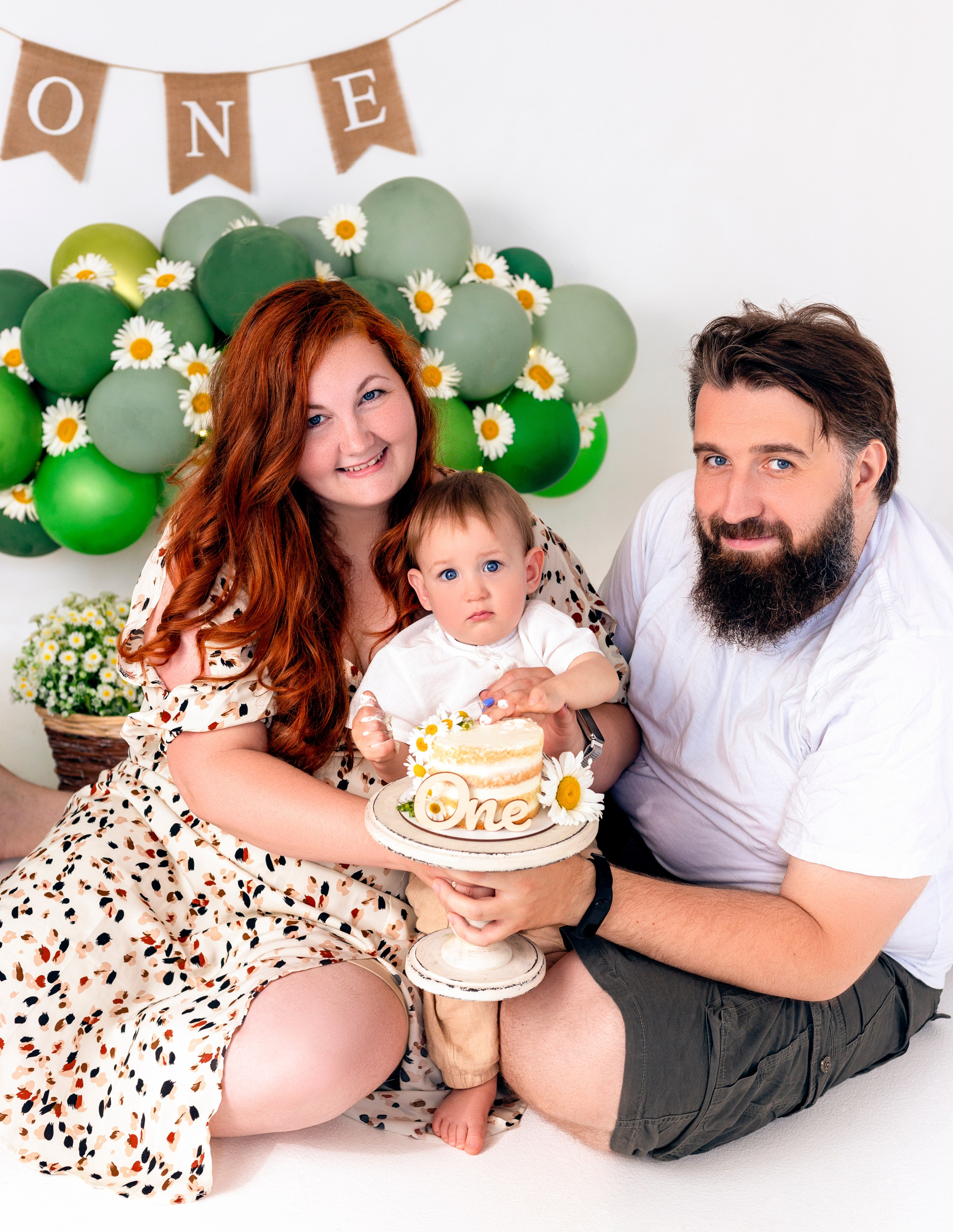 Паша Первый годик. Фотограф беременных и новорождённых в Краснодаре