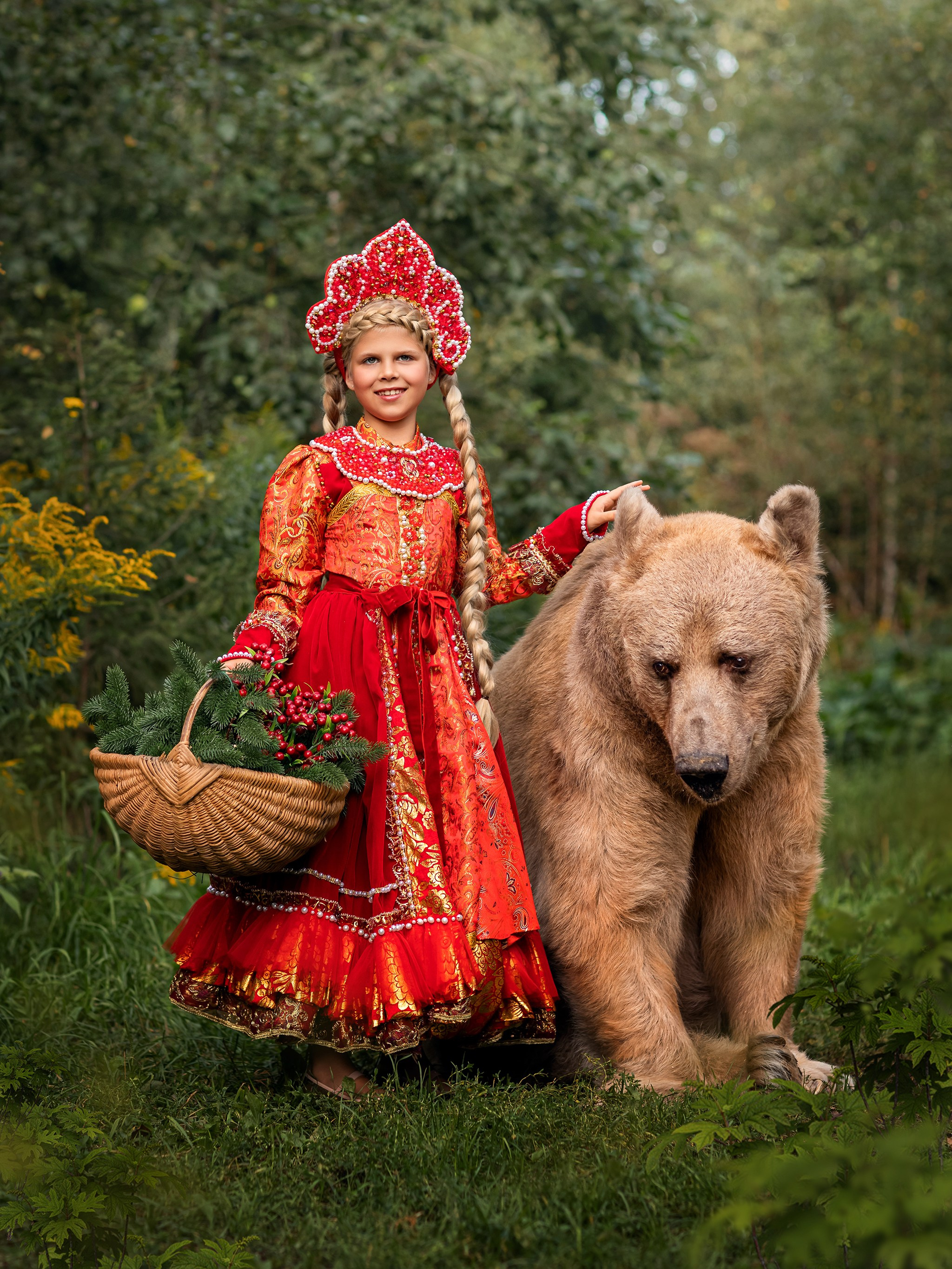 Семейная съемка с животными. Детский и семейный фотограф Елена Михайлова в Москве