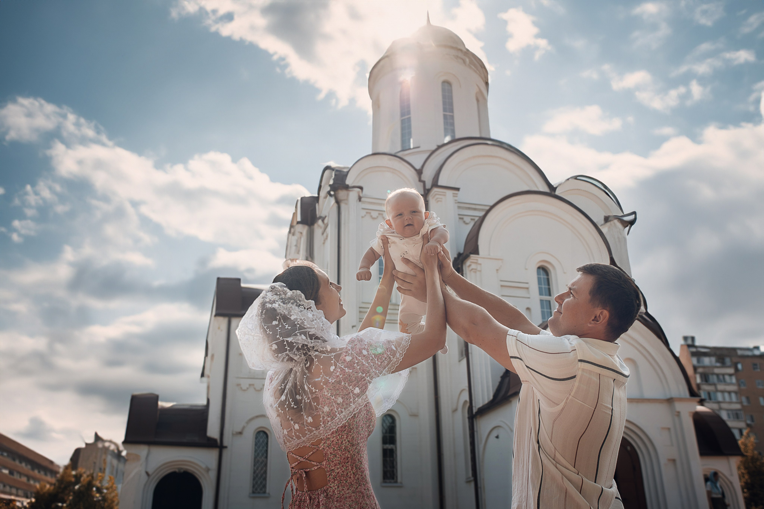 Таинство Крещения Амелии. Храм Георгия Победоносца. Главная