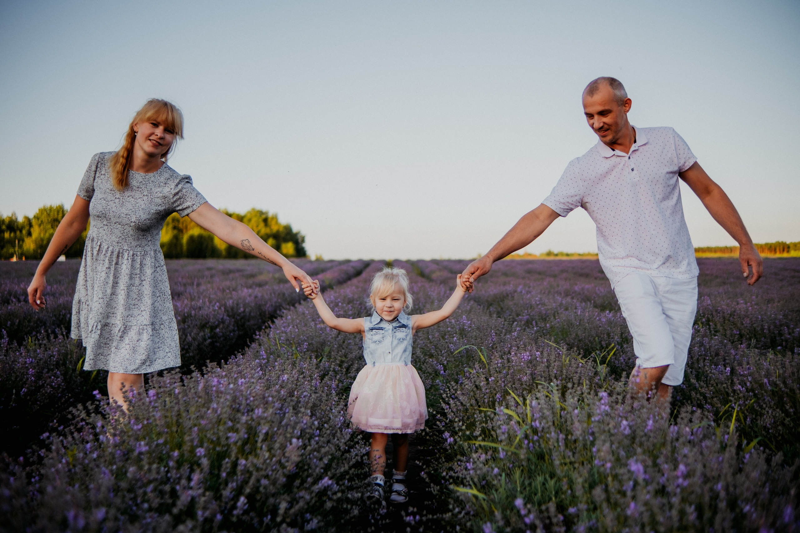 Семейная съемка в лованде. Nattie.ph