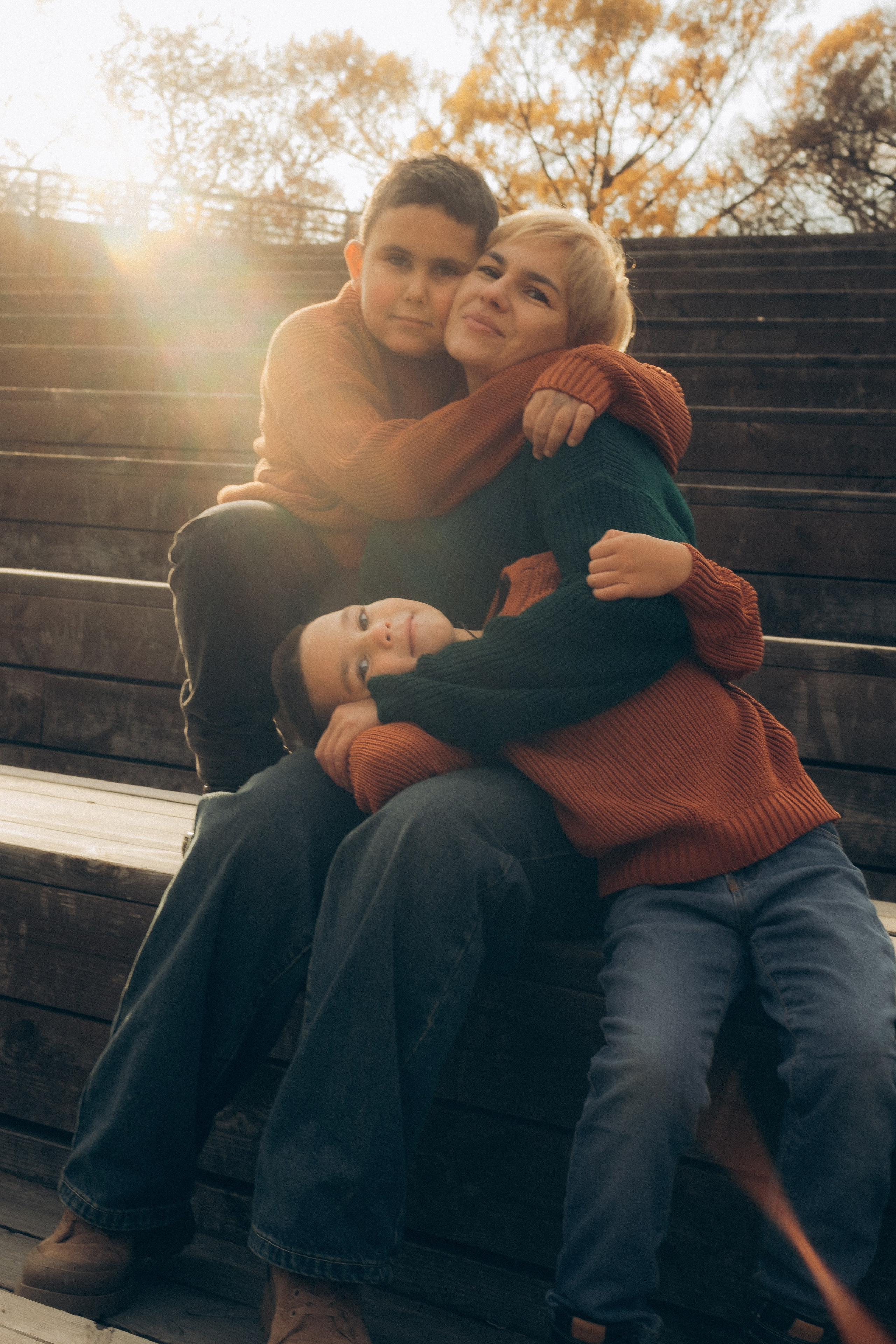 Осенние семейные истории. Семейный и женский фотограф в городе Благовещенск Надежда Буярова