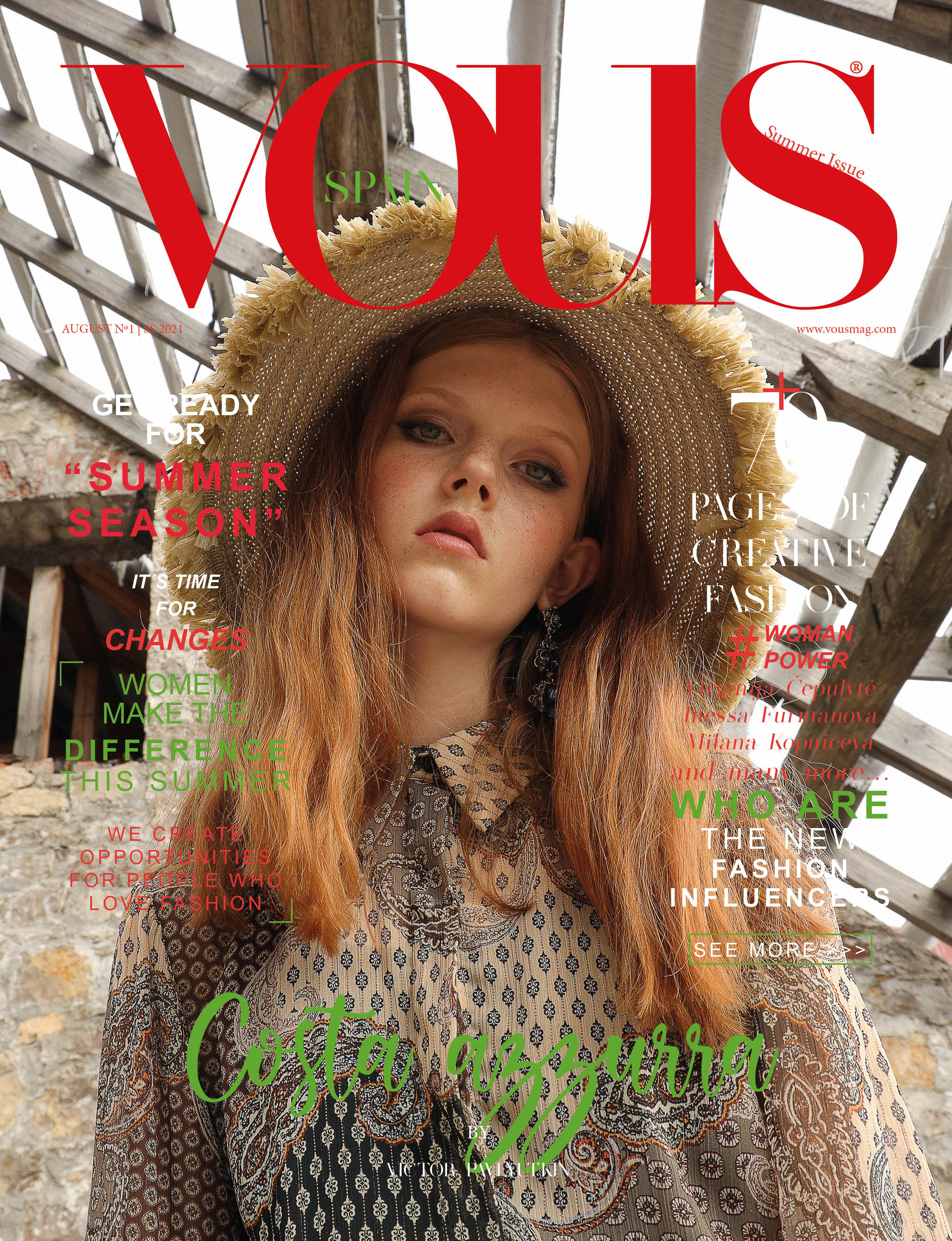 съемка для журнала