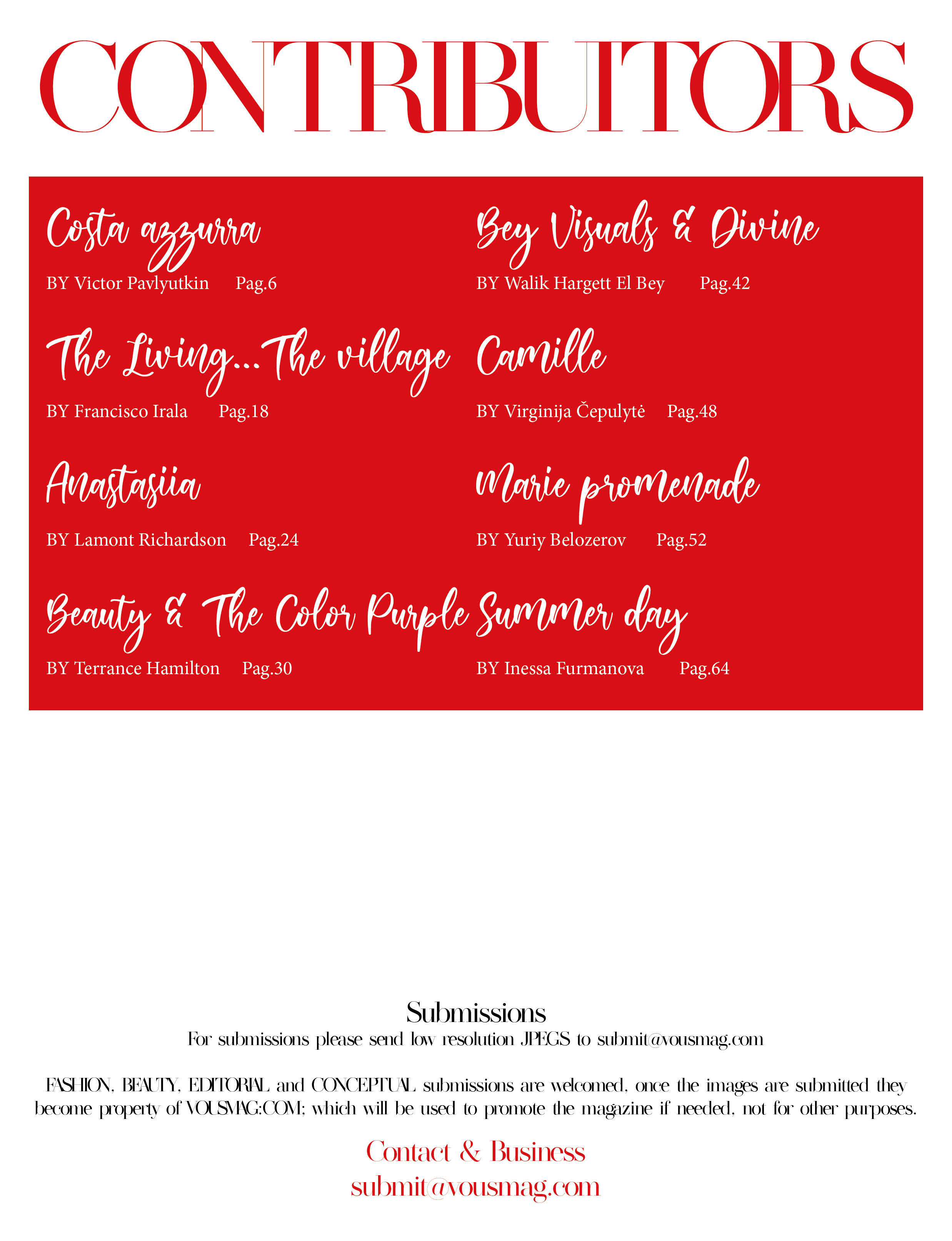 Съемка для журнала. Профессиональный фотограф в Сочи Виктор Павлюткин