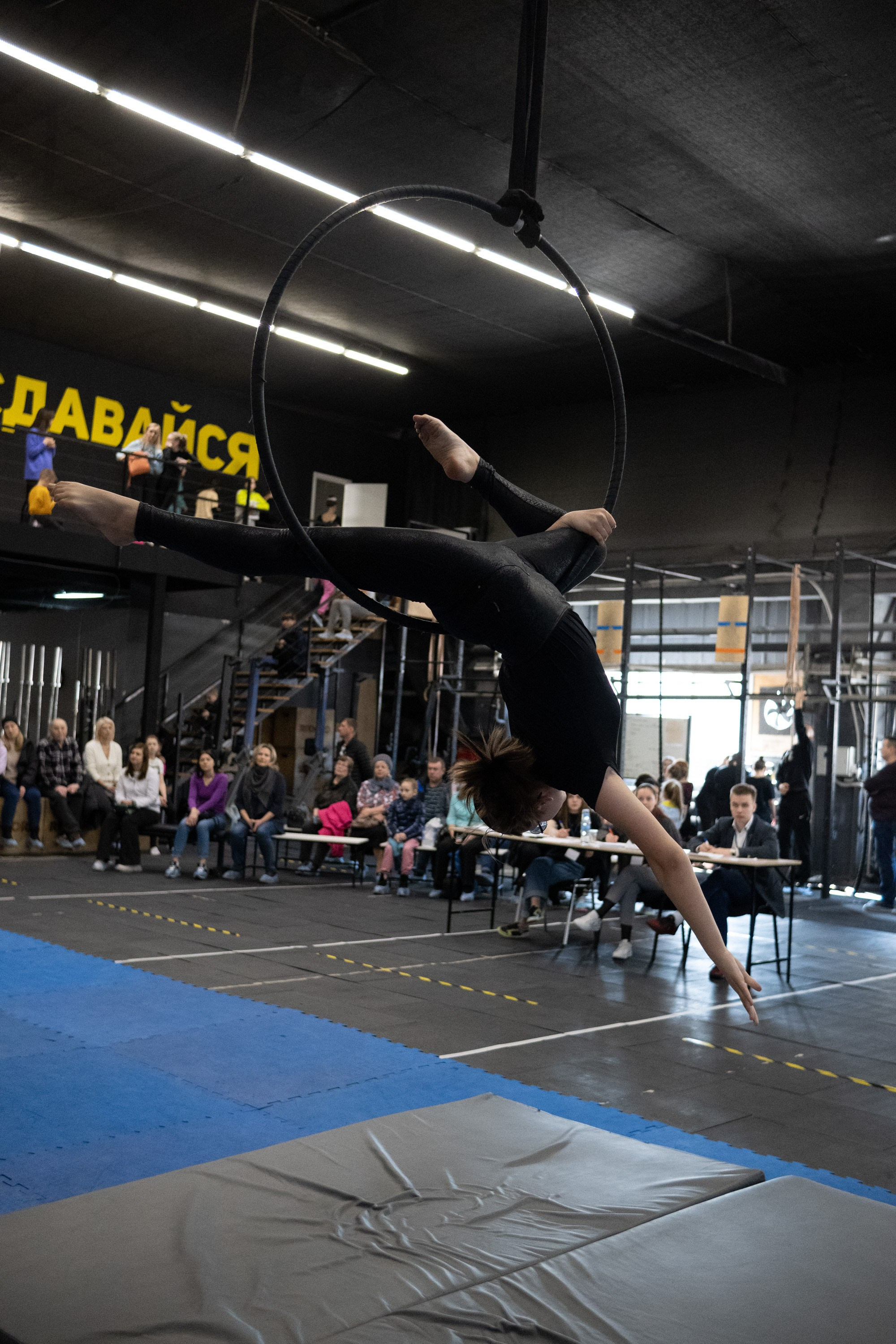 Внутриклубные соревнования по воздушной гимнастике 02.04.23
