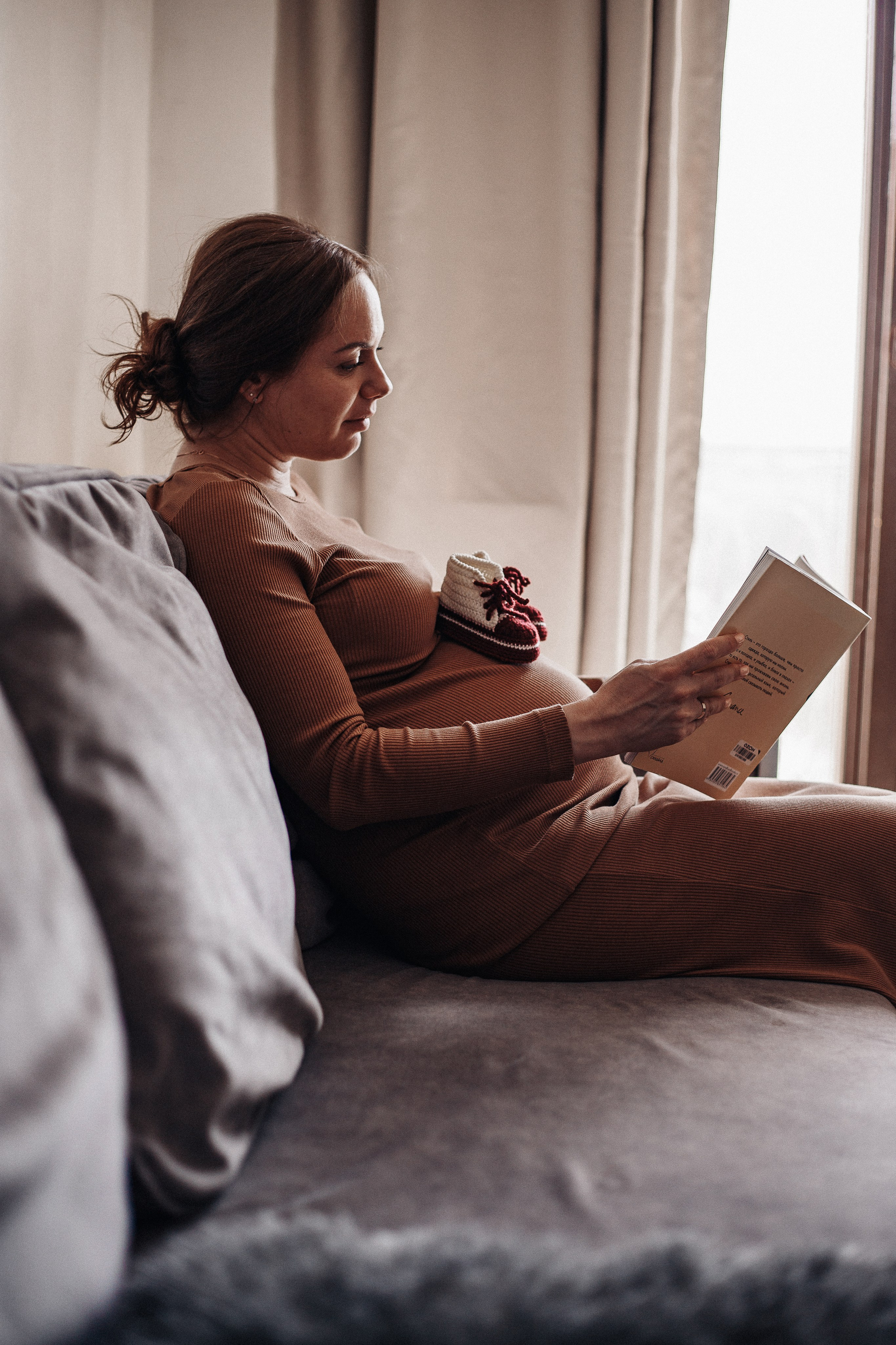 Домашняя фотосессия - Ожидание. Семейный и женский фотограф Кемерово Мария Степ