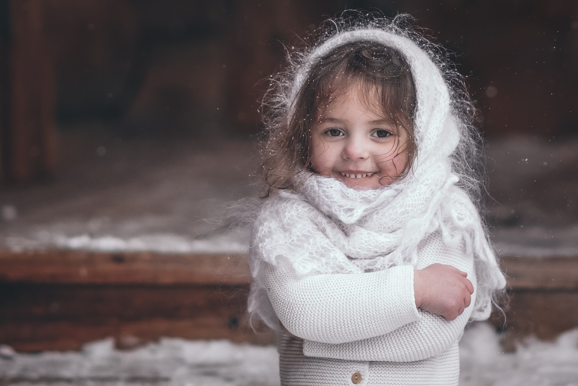 Зимняя уличная фотосессия большой дружной семьи в Истре. Профессиональный фотограф в Москве, Подмосковье