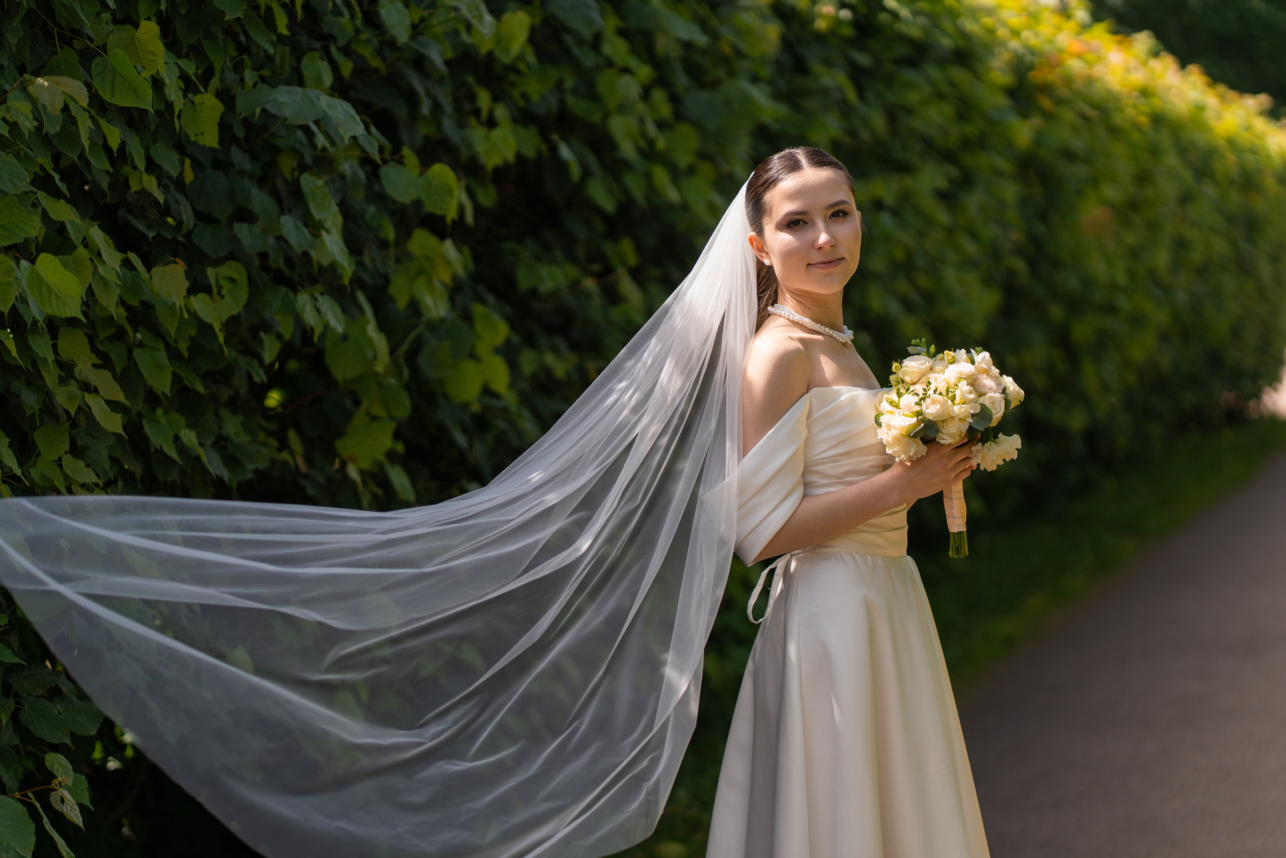 Влад и Илина в Кусково. Свадебный фотограф в Москве Анна Полушина