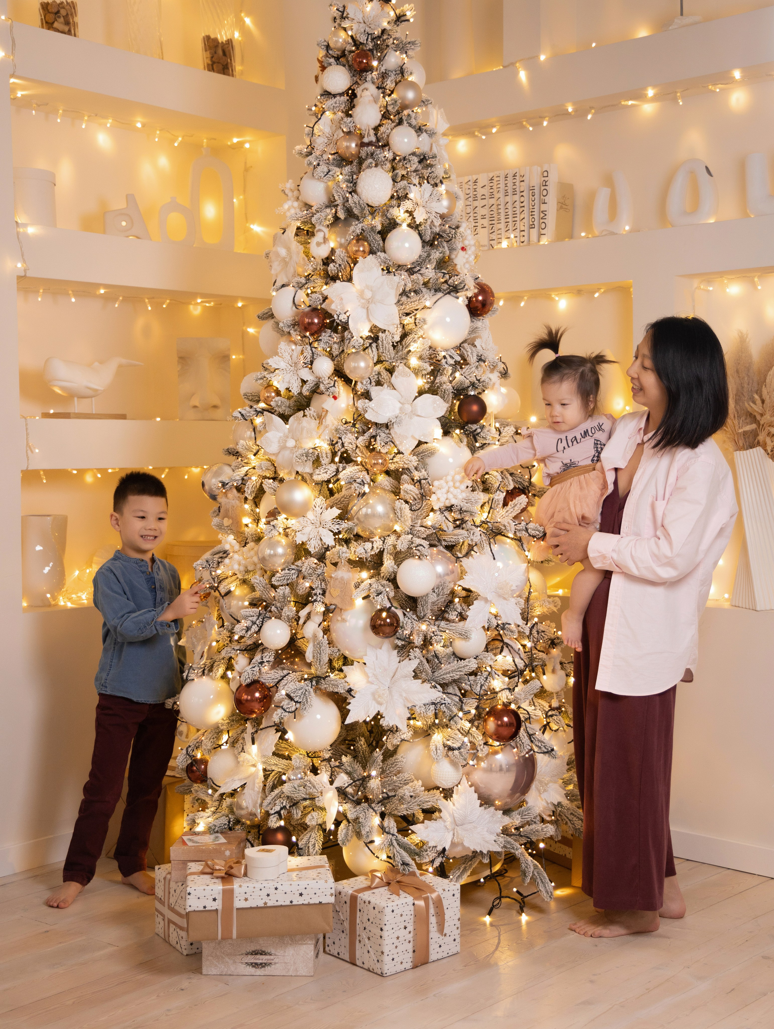 Новогодняя семейная фотосессия. Фотограф НСК-Кем-СПБ Александра Фомич