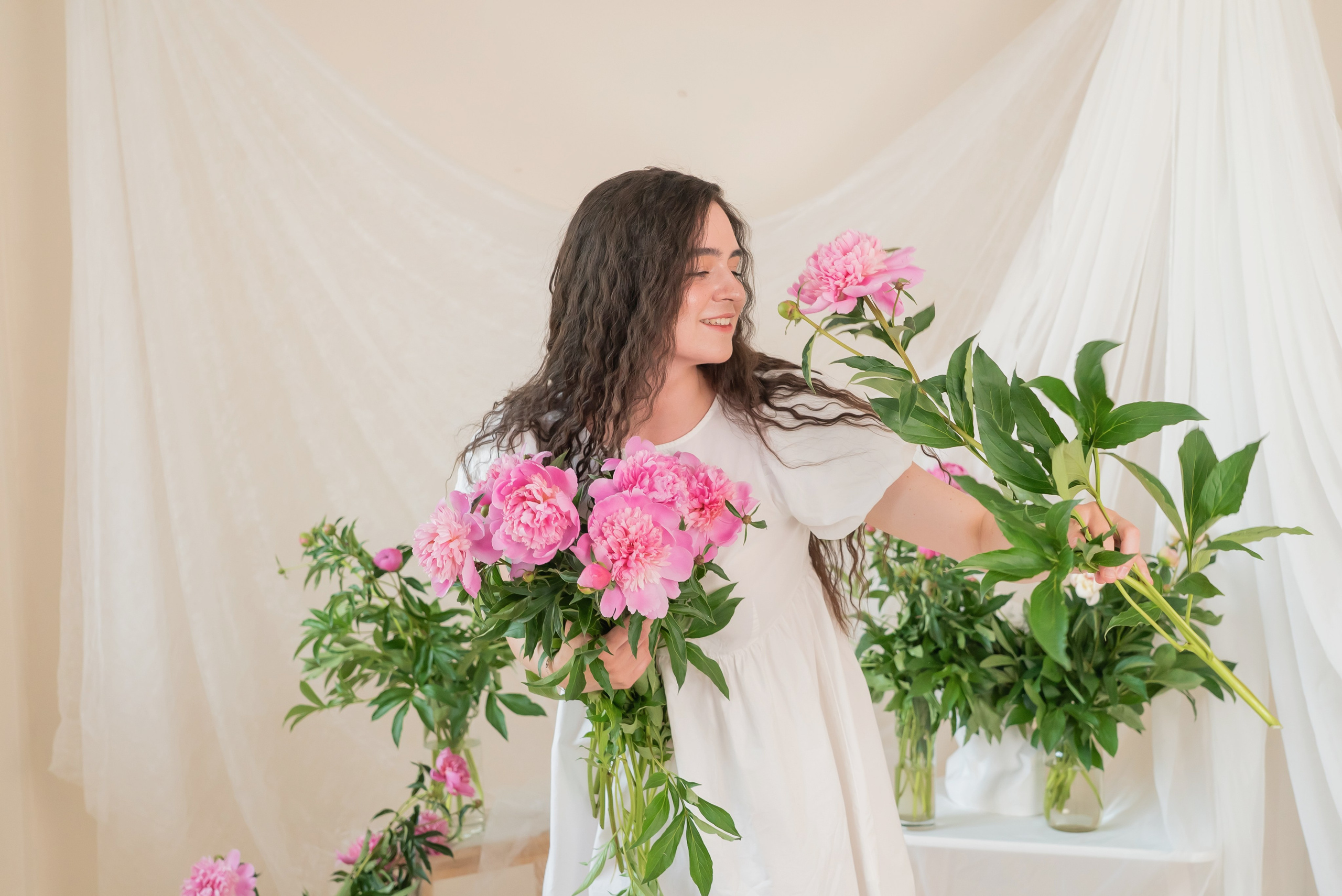 Фотосессия с пионами. Фотограф и Видеограф Алексей Удовиков