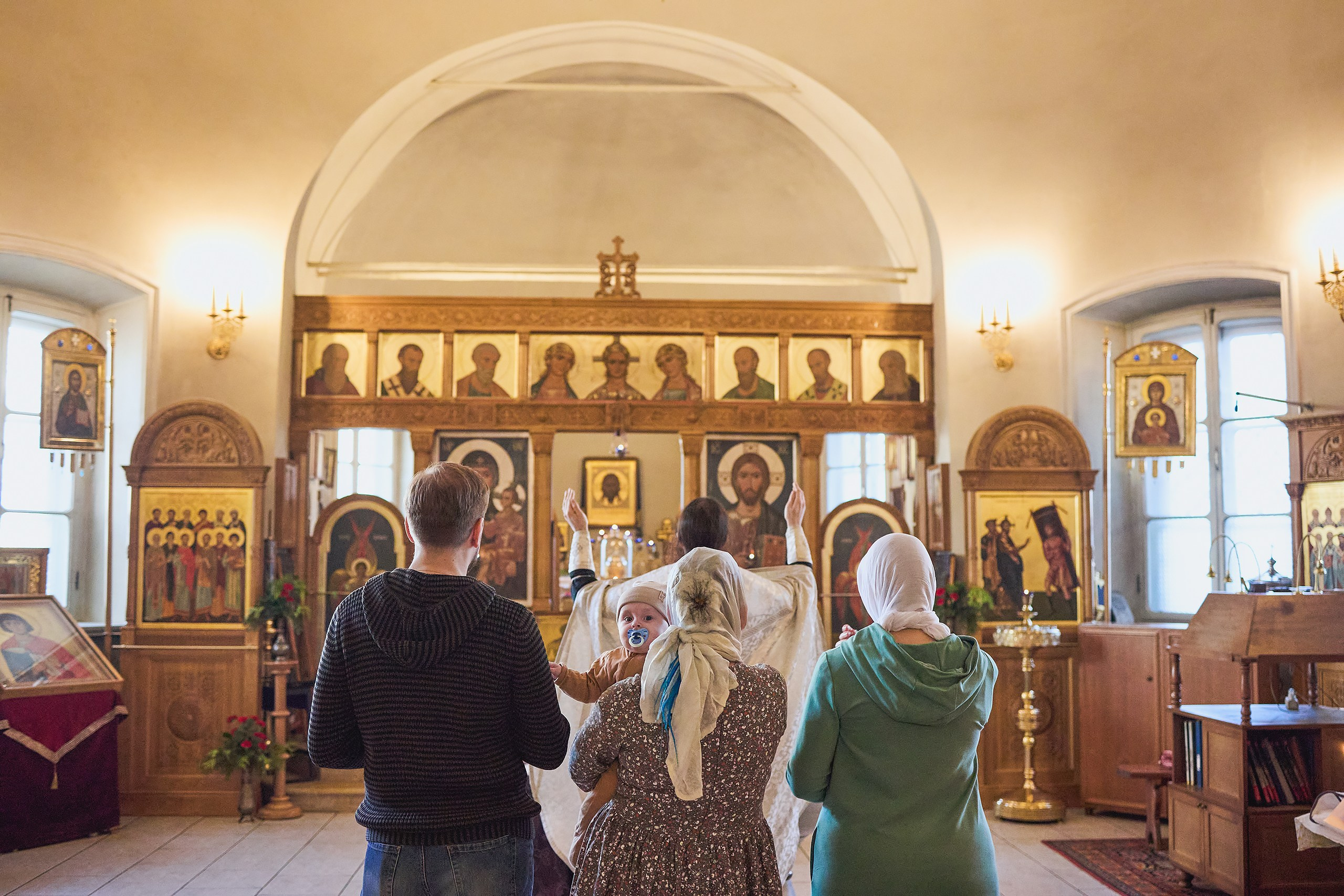 Крещение. Фотограф Ирина Астор