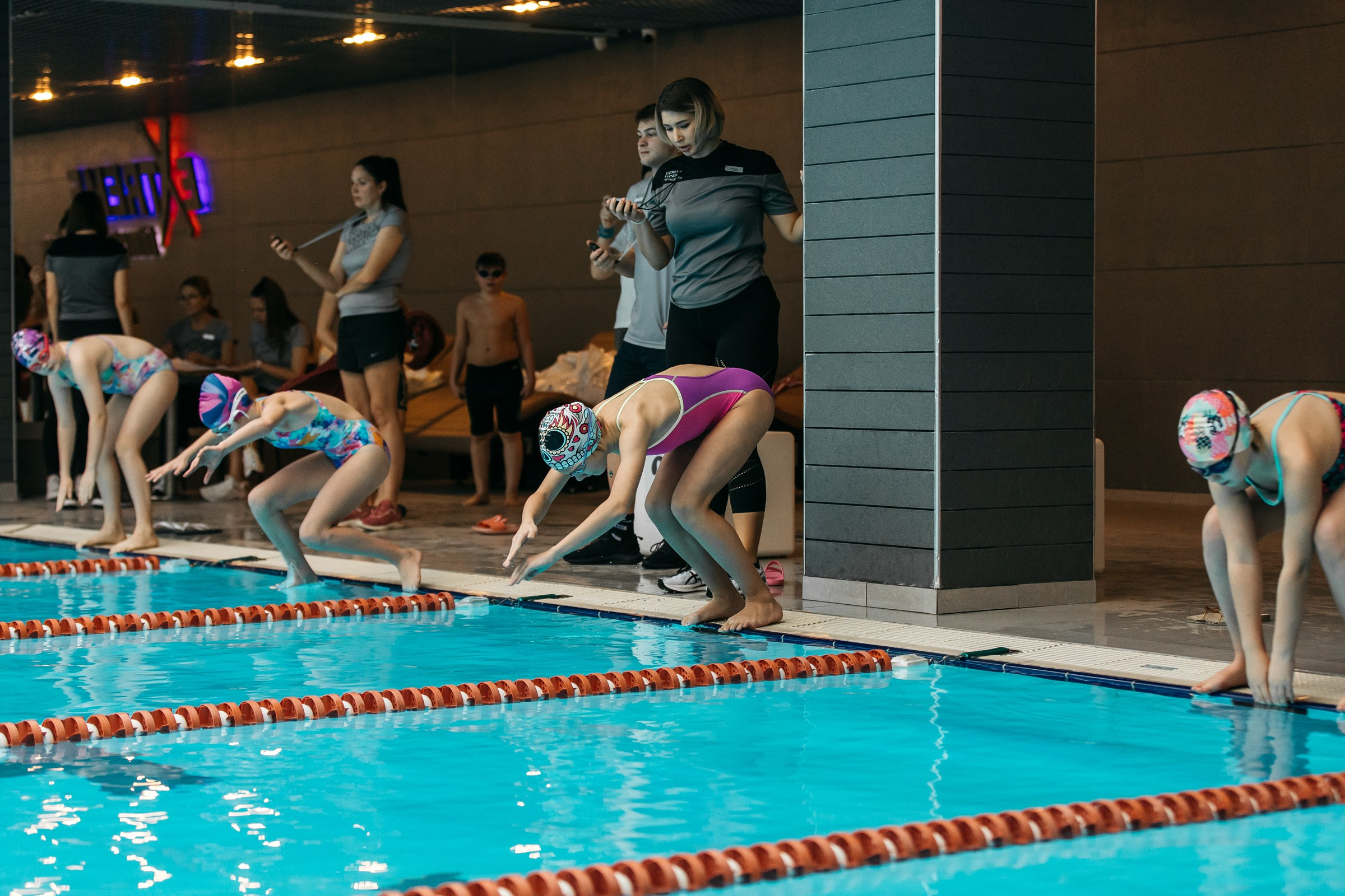 Соревнования по плаванию (зима)