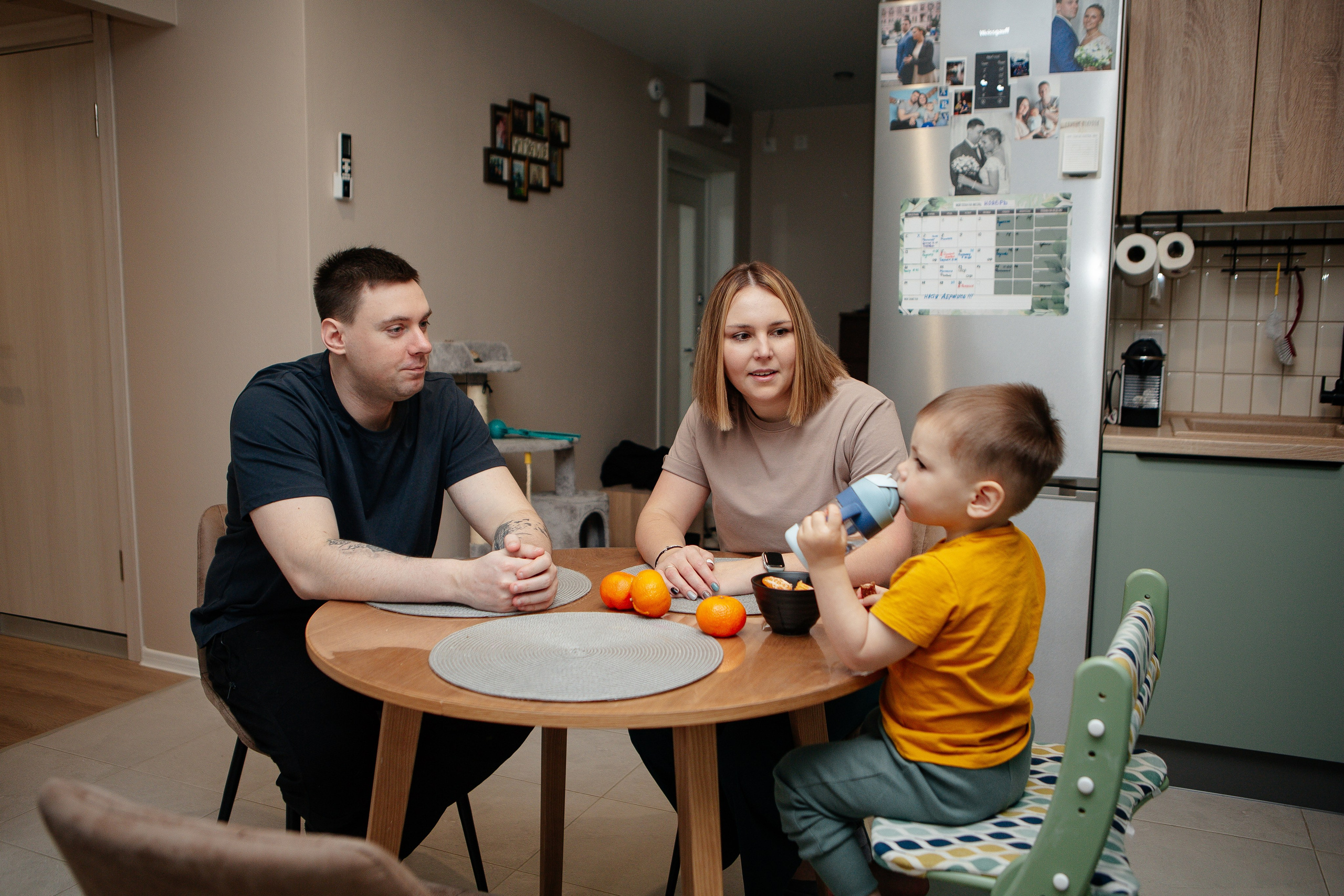 Роман и его семья. Семейный и детский фотограф в Москве Александра Мак