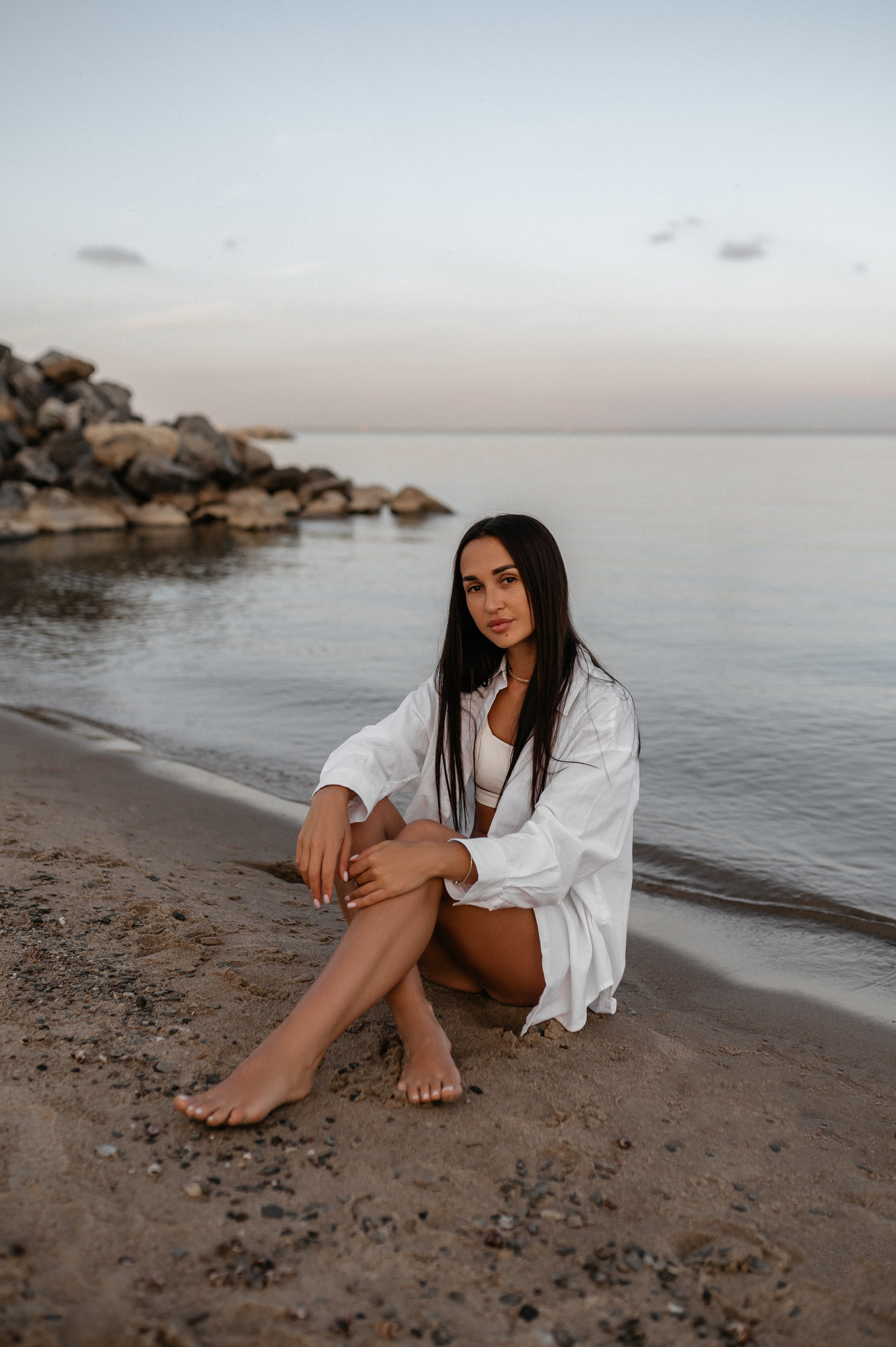 Закат на пляже. Главная