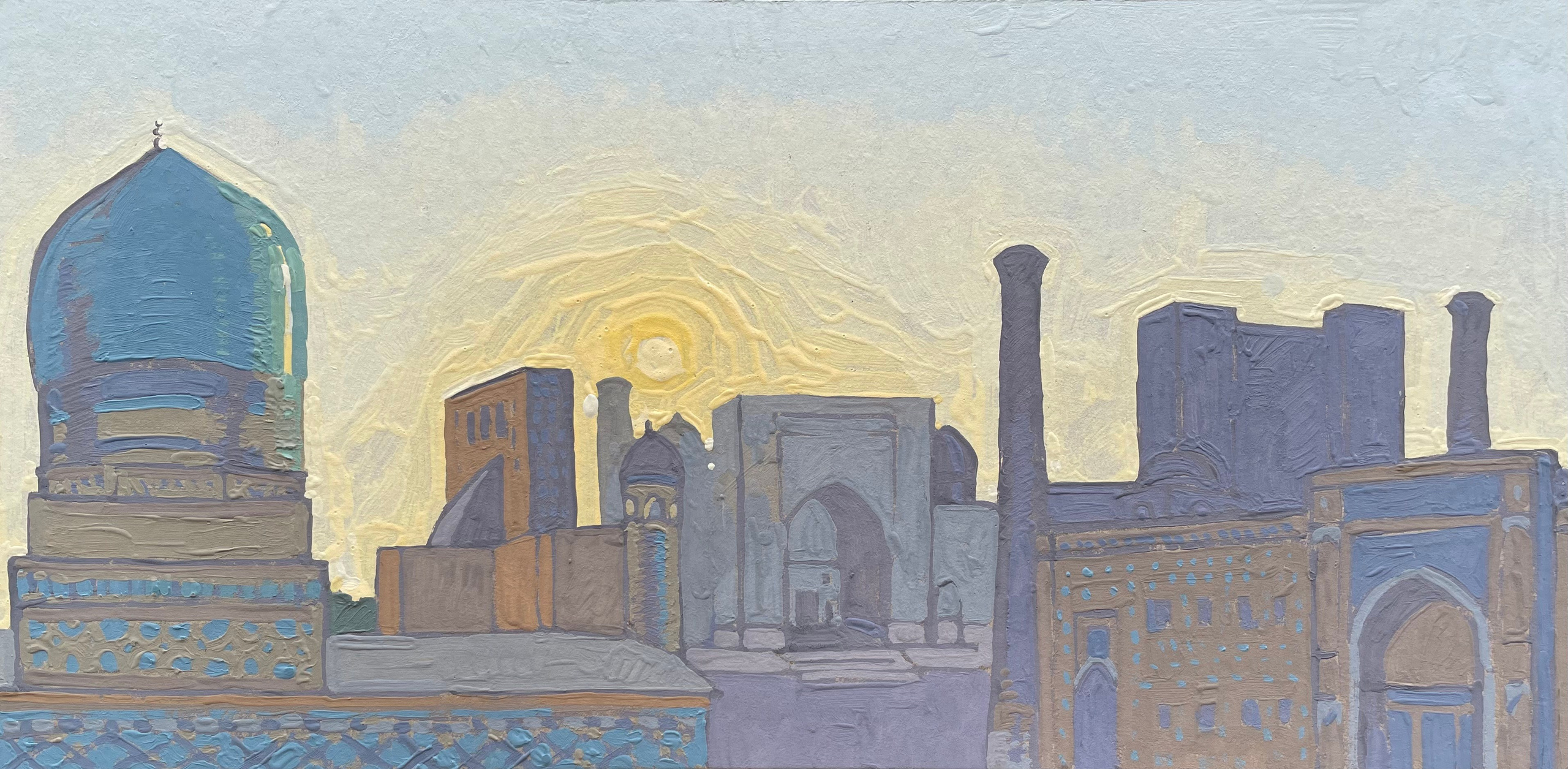 Узбекистан. Художница Лиза Владимирова